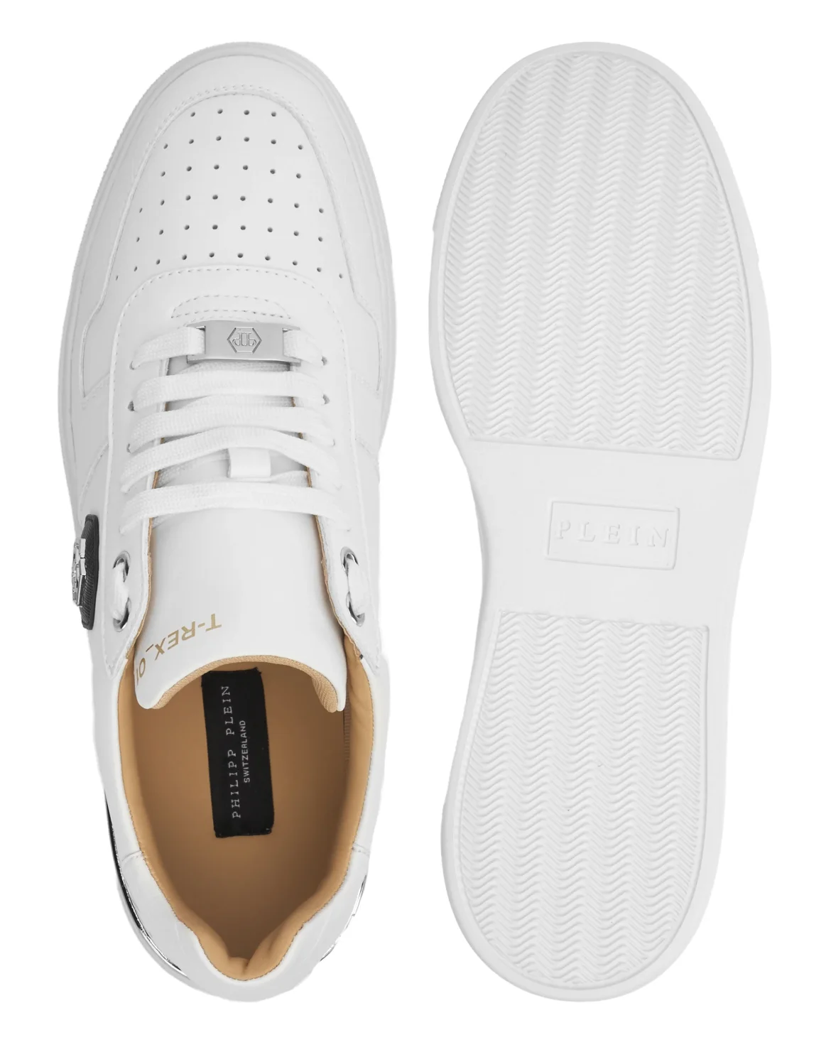 Sneakers T-REX_01 Nappa and Cocco, цвет: Белый