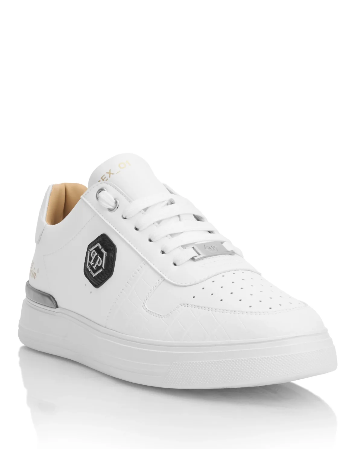 Sneakers T-REX_01 Nappa and Cocco, цвет: Белый