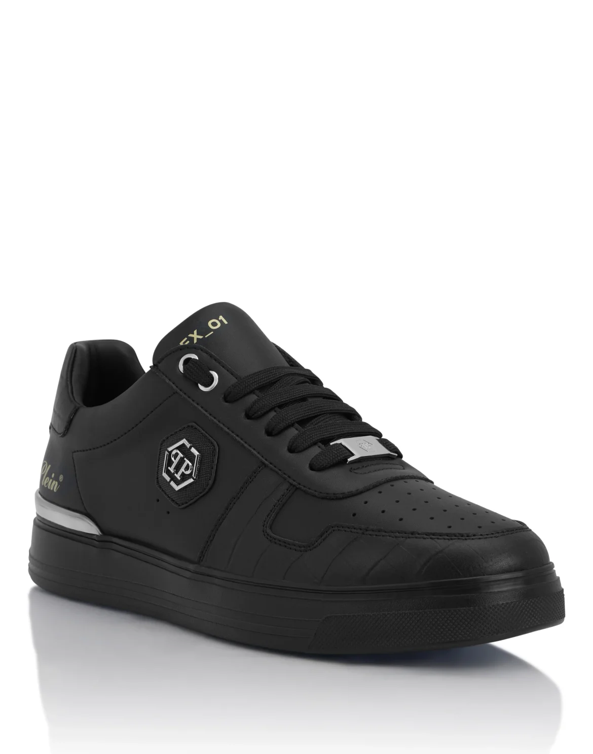 Sneakers T-REX_01 Nappa and Cocco, цвет: Черный