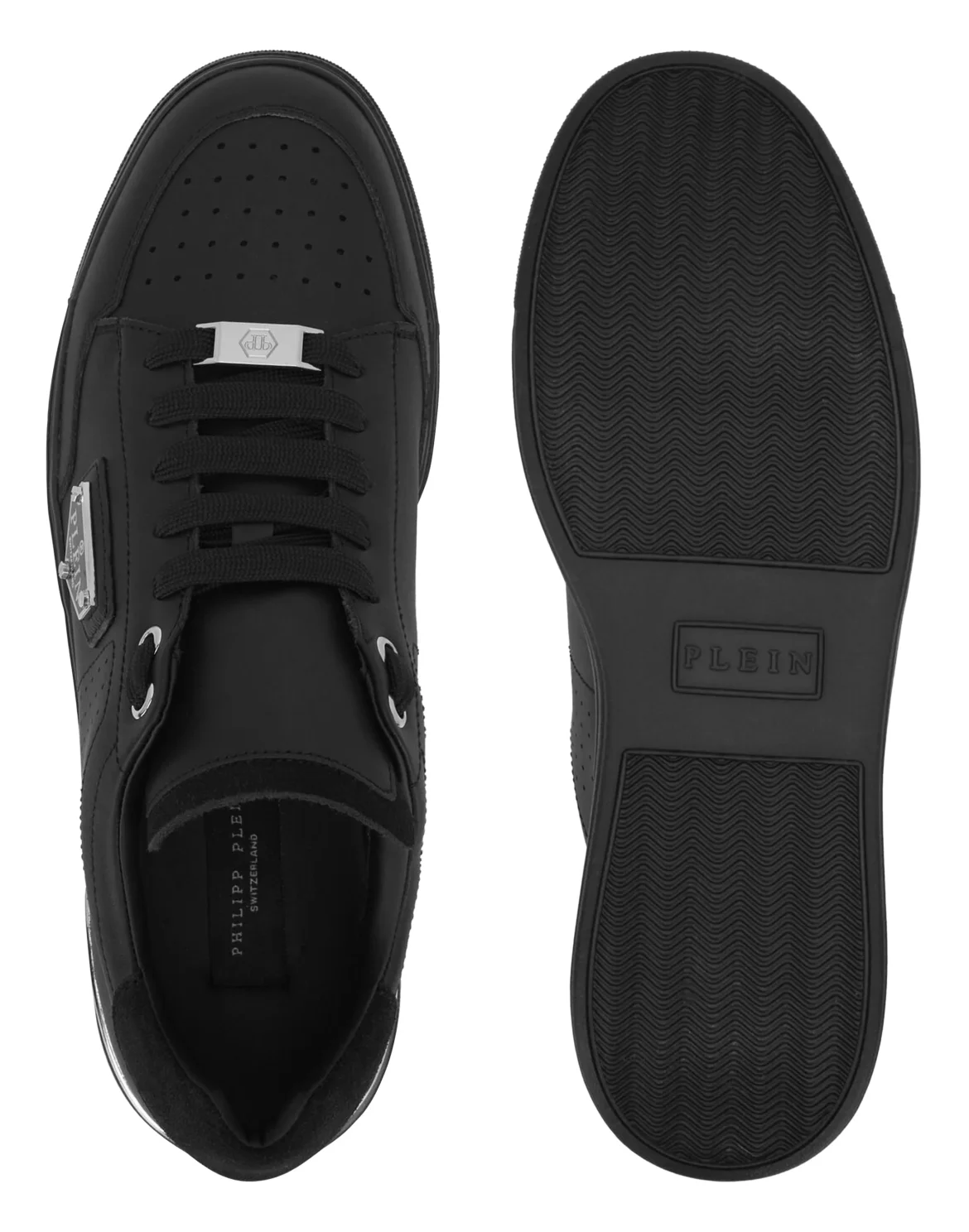 Low-Top Sneakers Triangle, цвет: Черный