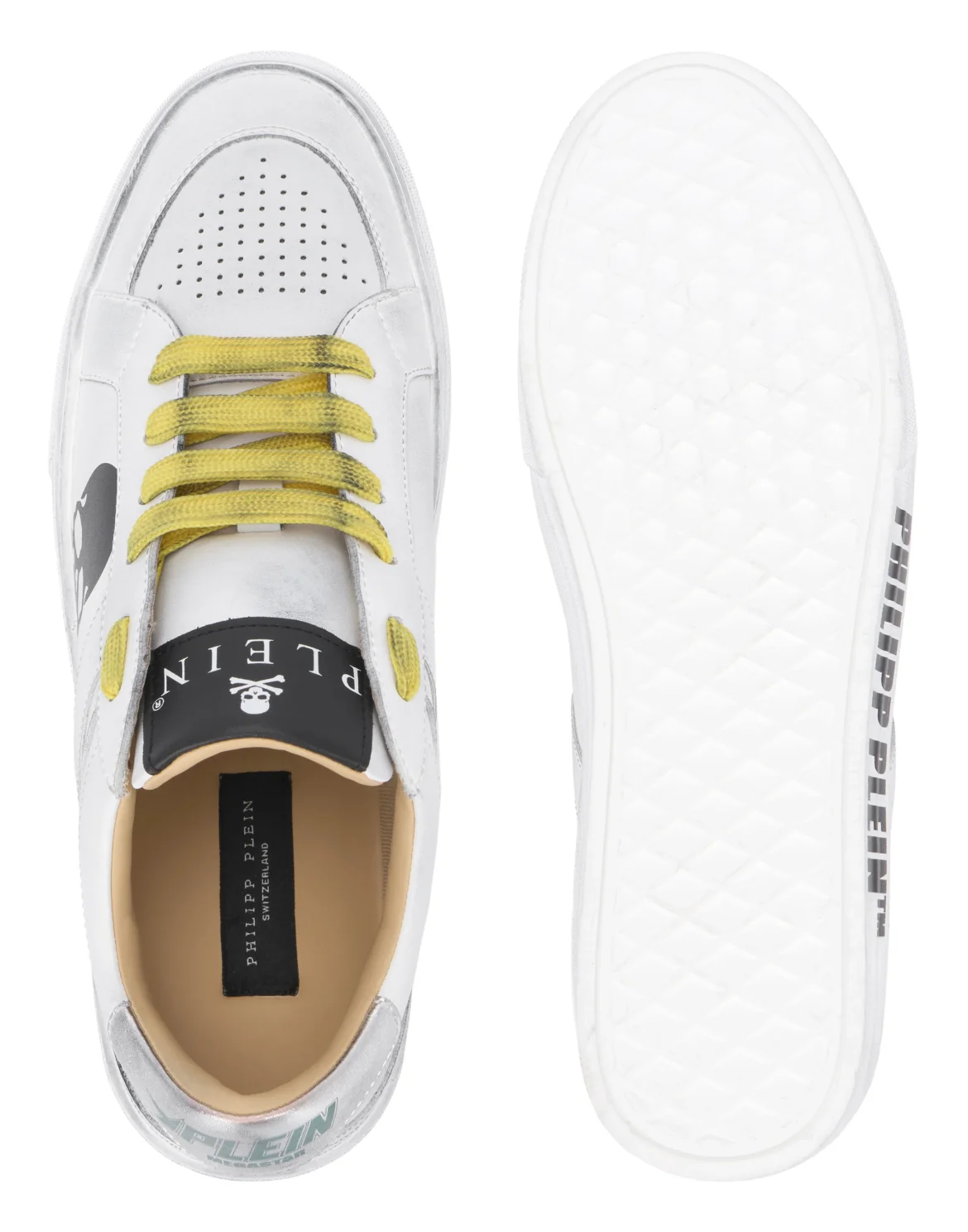 Leather Low-Top Sneakers Retrokickz TM, цвет: Белый
