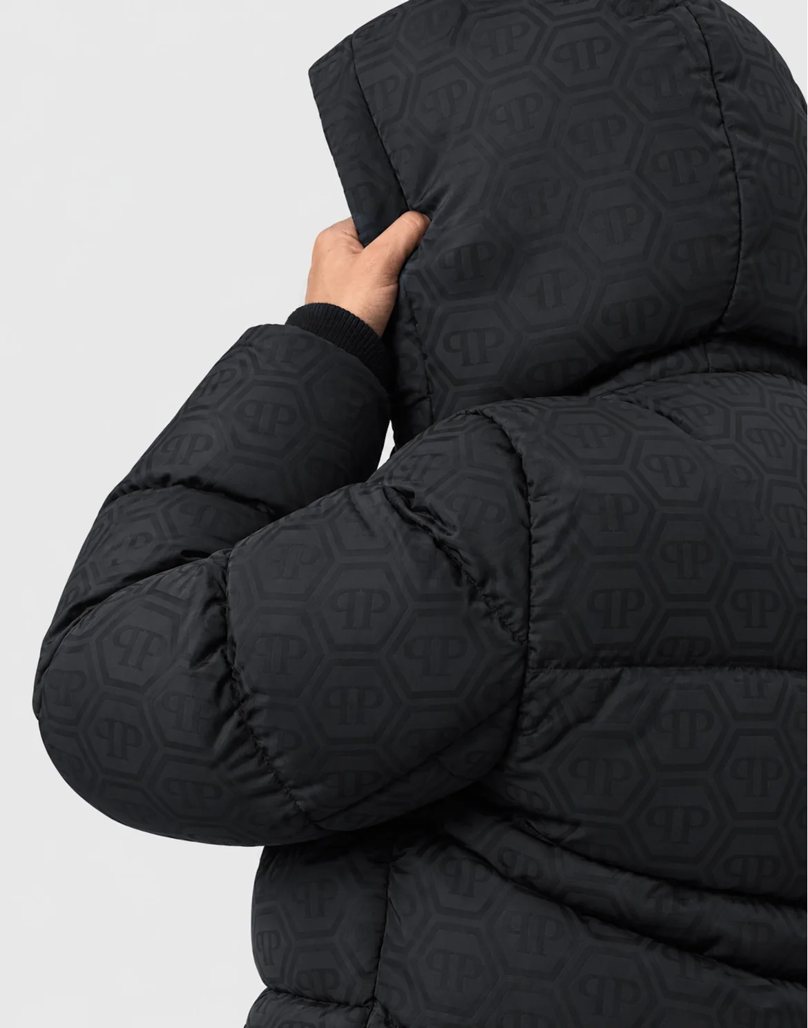Technical Monogram Puffer Jacket, цвет: Черный