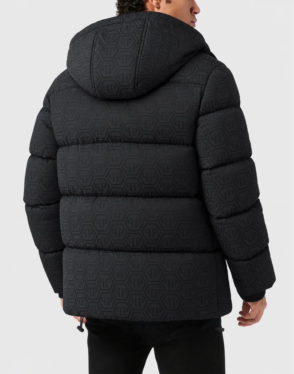 Technical Monogram Puffer Jacket, цвет: Черный
