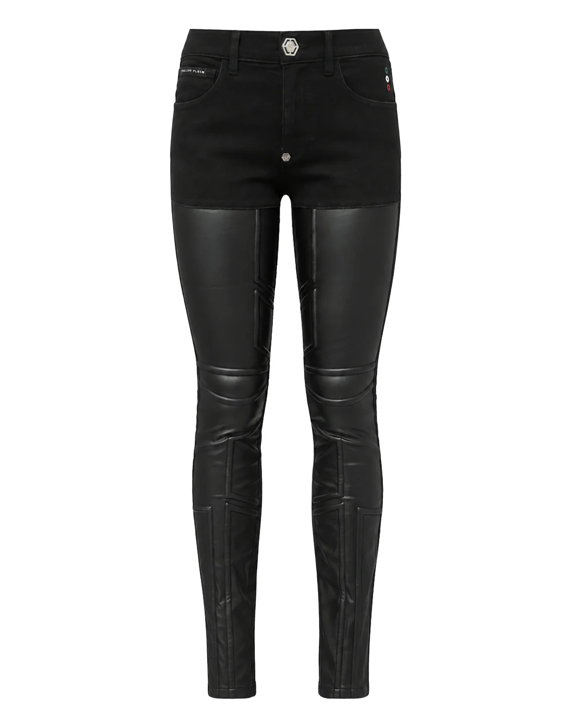 Slim Fit Basic Jeans, цвет: Черный