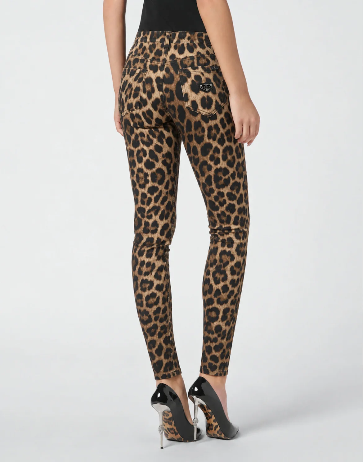 Leopard Slim Fit Jeans, цвет: Леопард