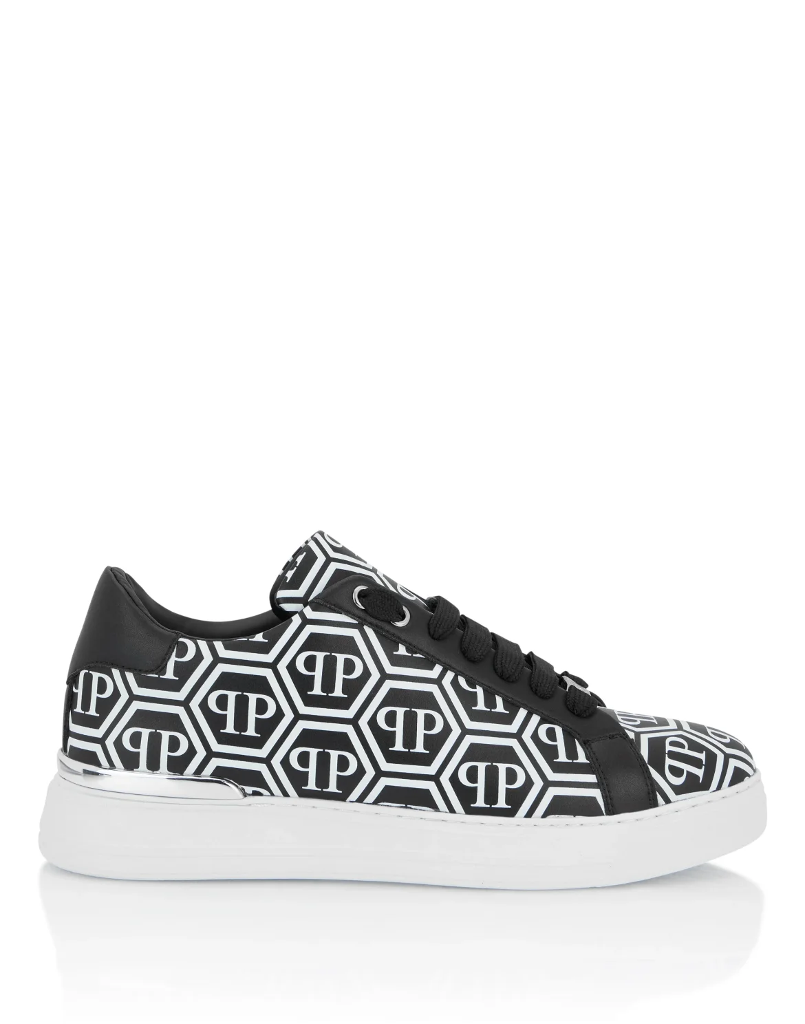 Nappa Leather Low Top Sneakers Big Monogram, цвет: Черный