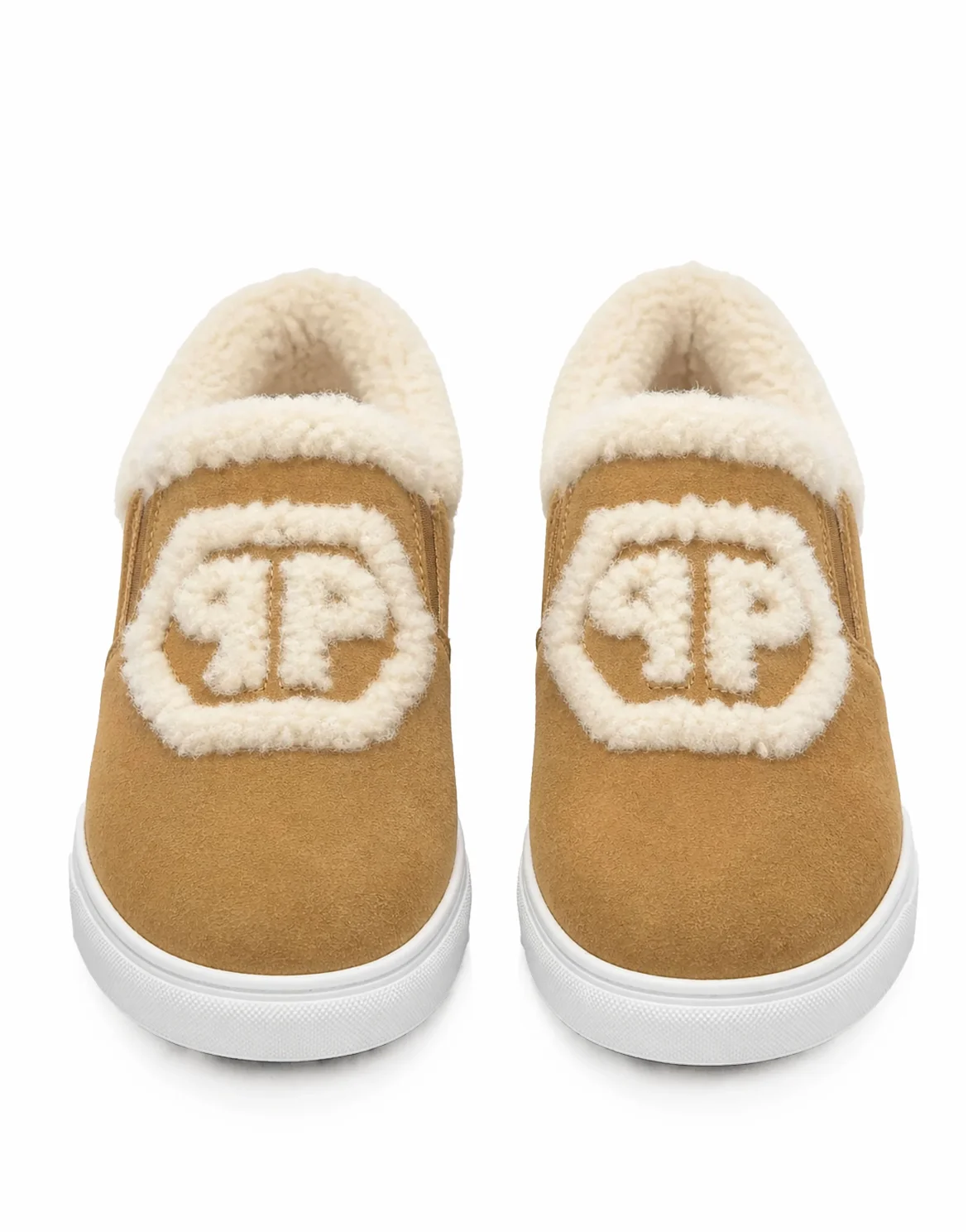 Suede Low-Top Boots Montone Hexagon, цвет: Бежевый