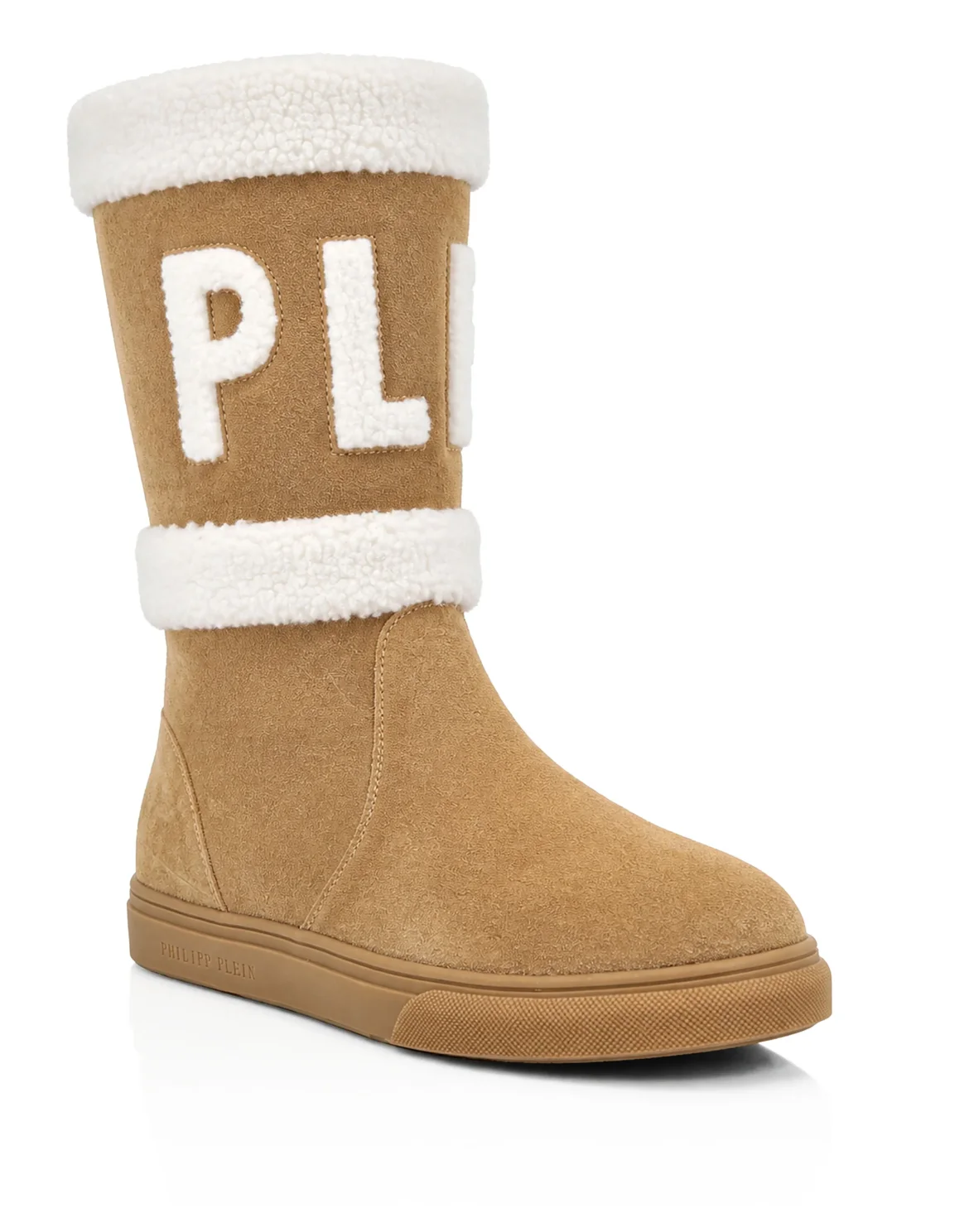 Suede Boots Montone Plein, цвет: Бежевый