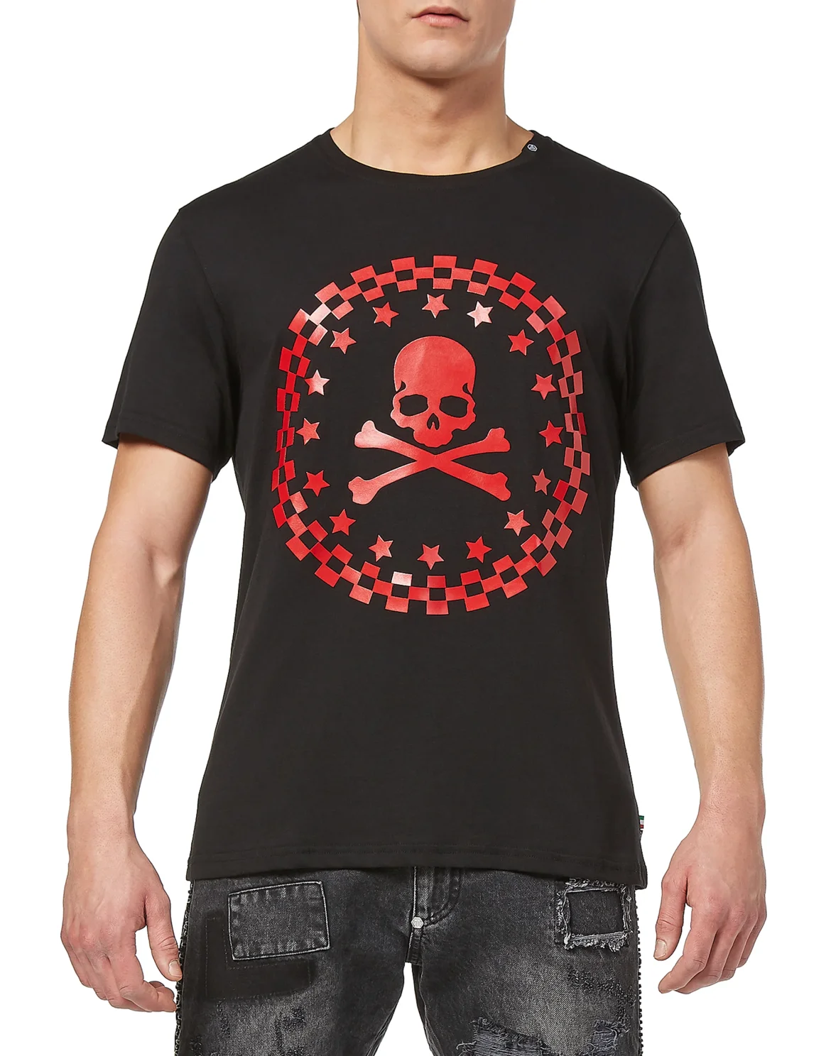 T-shirt Round Neck SS "The sky", цвет: Черный