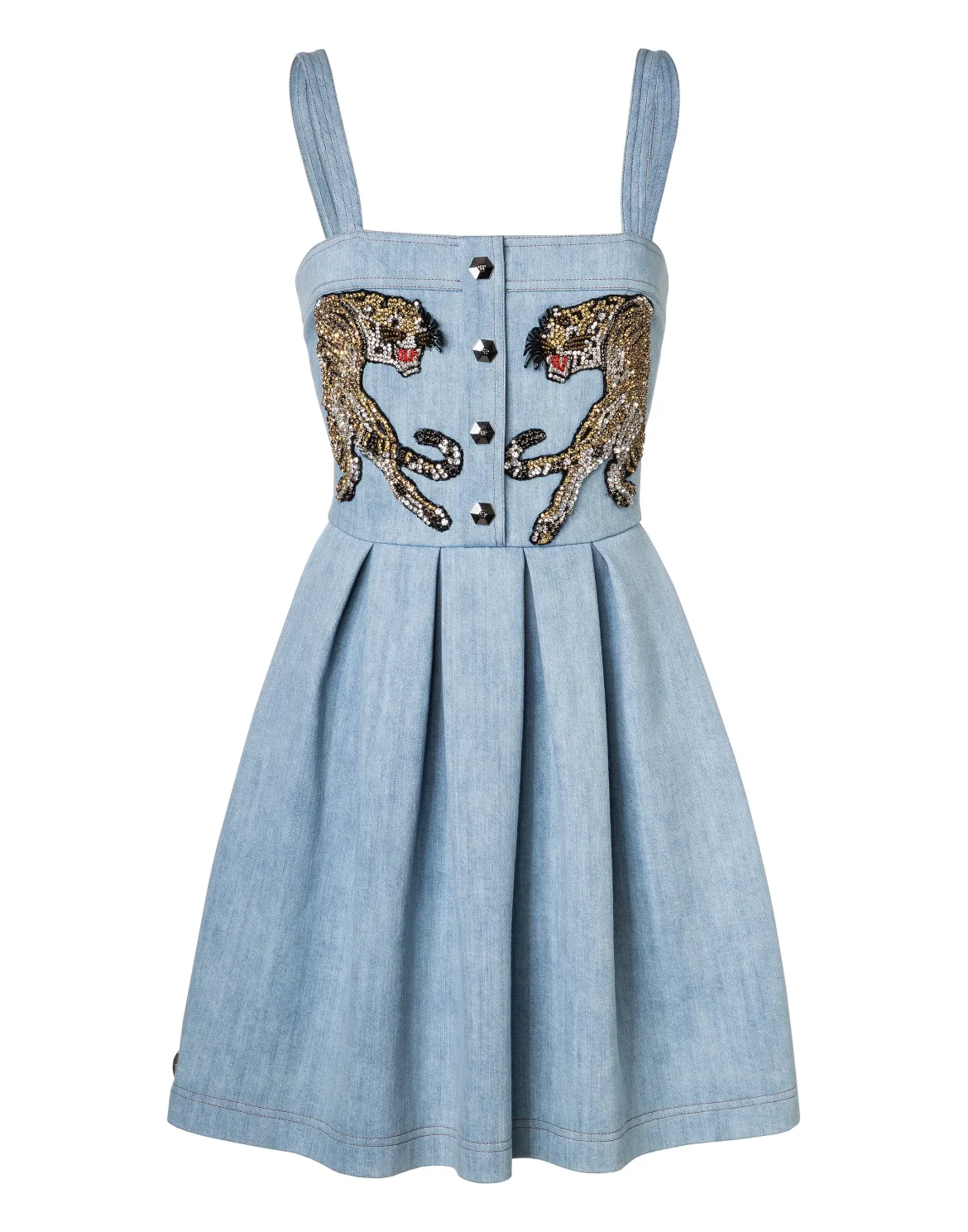 Denim Dress "It's fine love", цвет: Синий