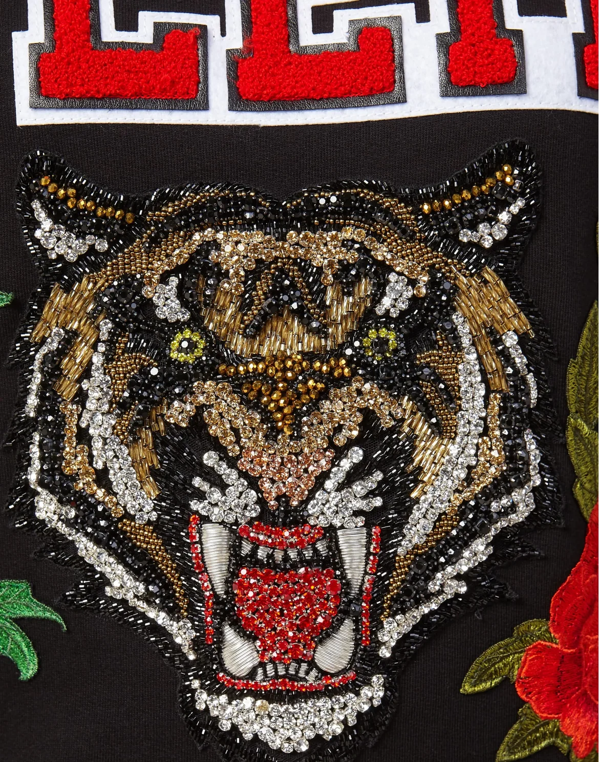 Hoodie Sweatjacket "Tiger Sister", цвет: Черный