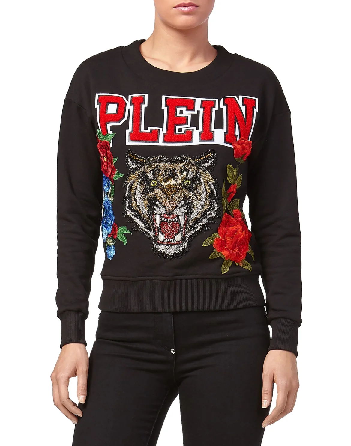 Hoodie Sweatjacket "Tiger Sister", цвет: Черный