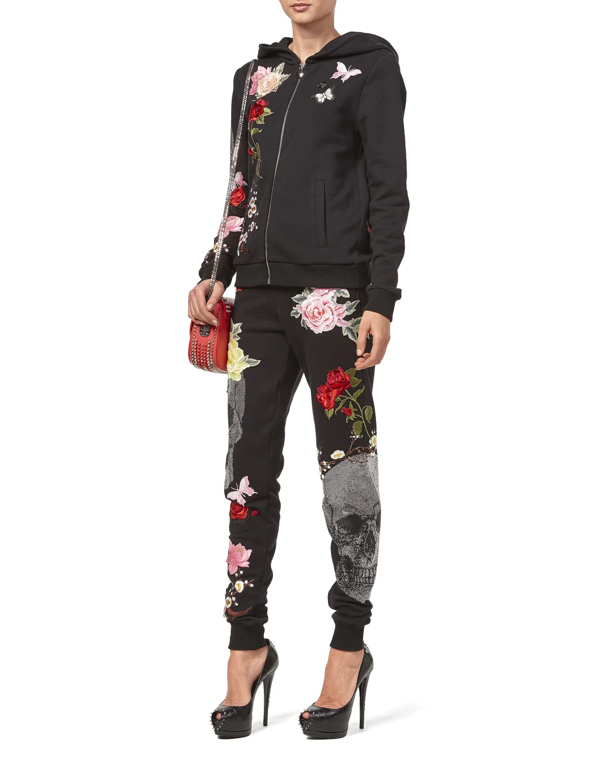 Hoodie Sweatjacket "Rae", цвет: Черный