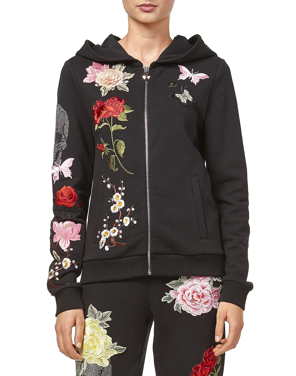 Hoodie Sweatjacket "Rae", цвет: Черный