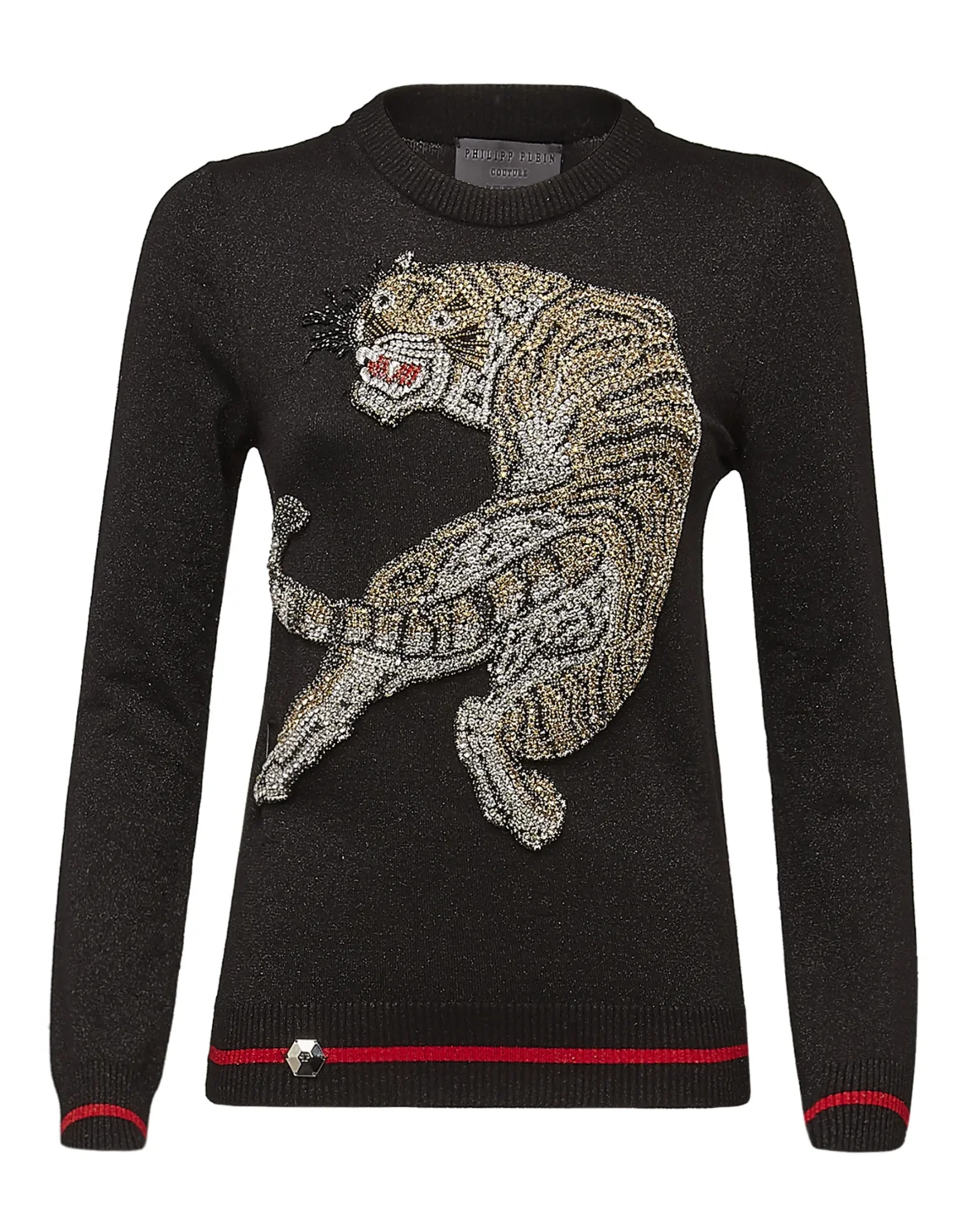 Pullover Round Neck LS "Don't mind me", цвет: Черный