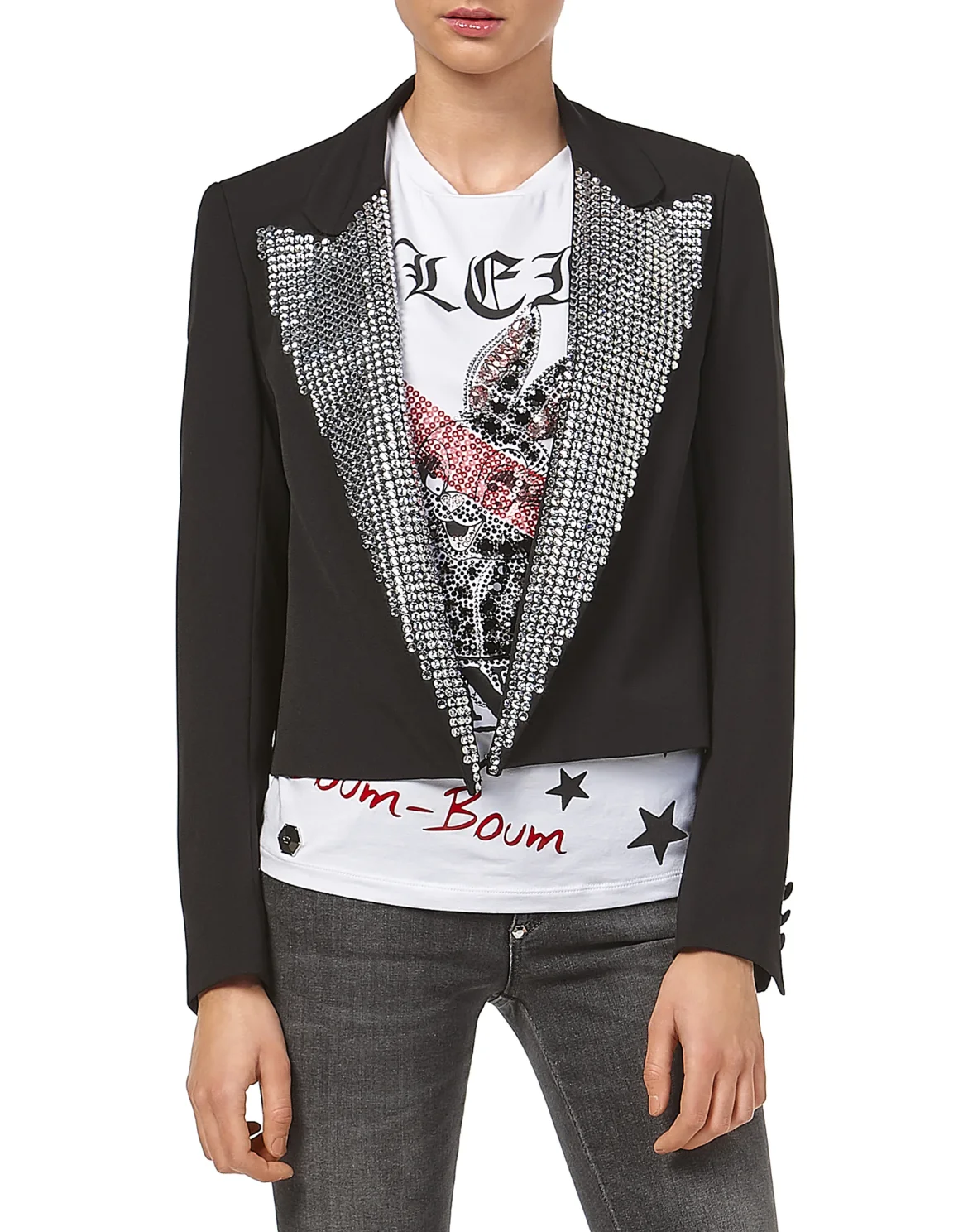 Blazer "Turning into Silver", цвет: Черный
