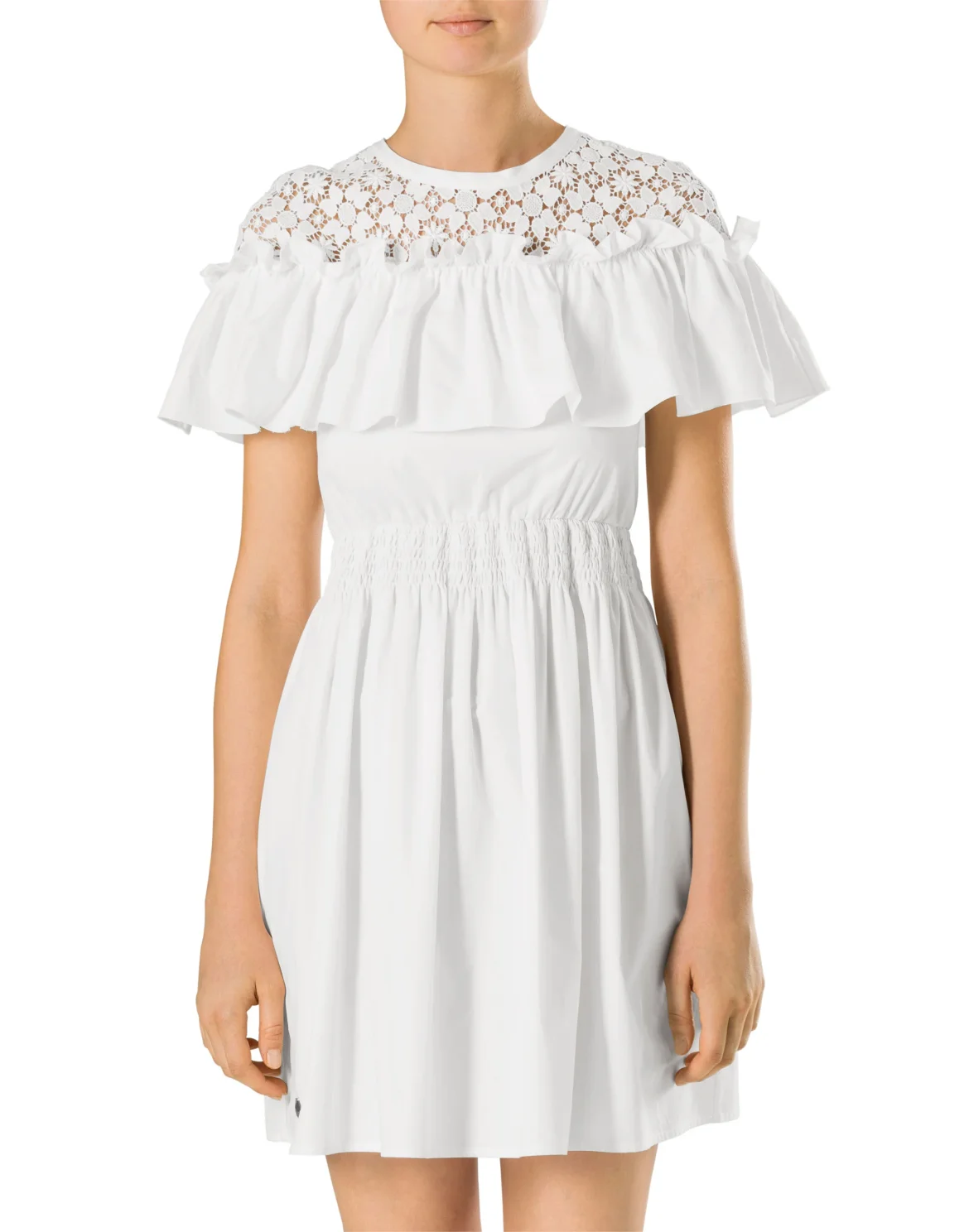 Short Dress "Put your arms around it", цвет: Белый