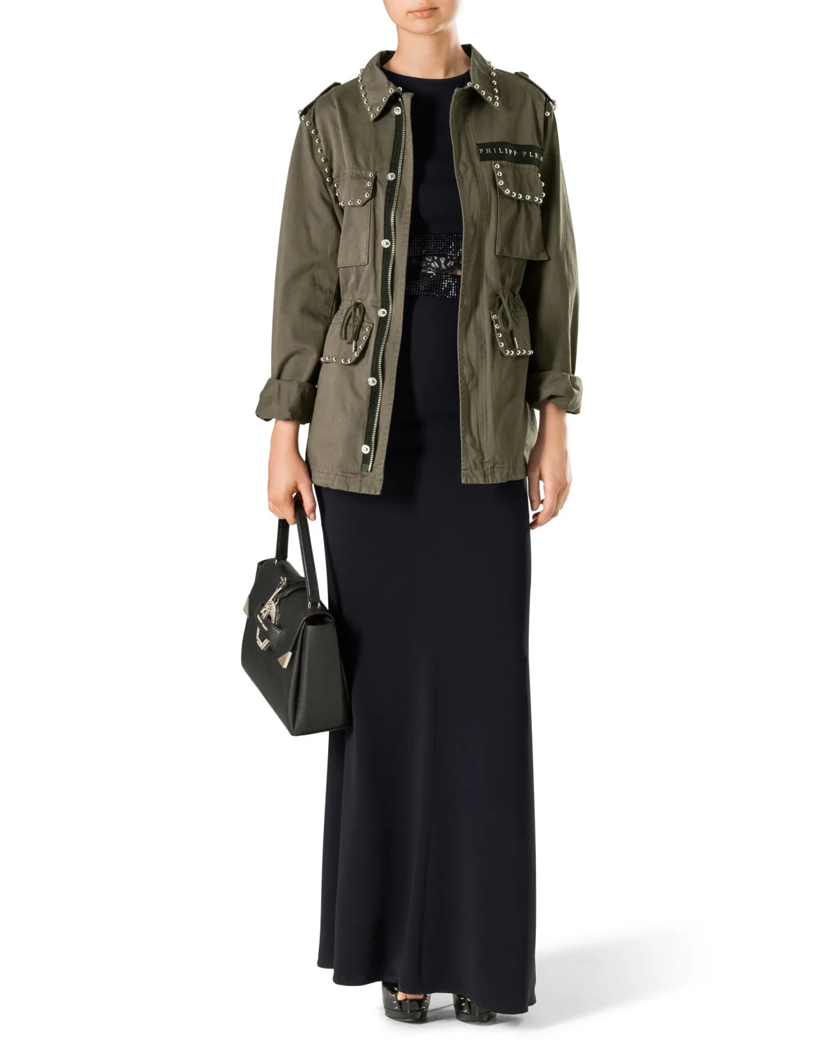 Long Dress "Cause you don't think", цвет: Черный