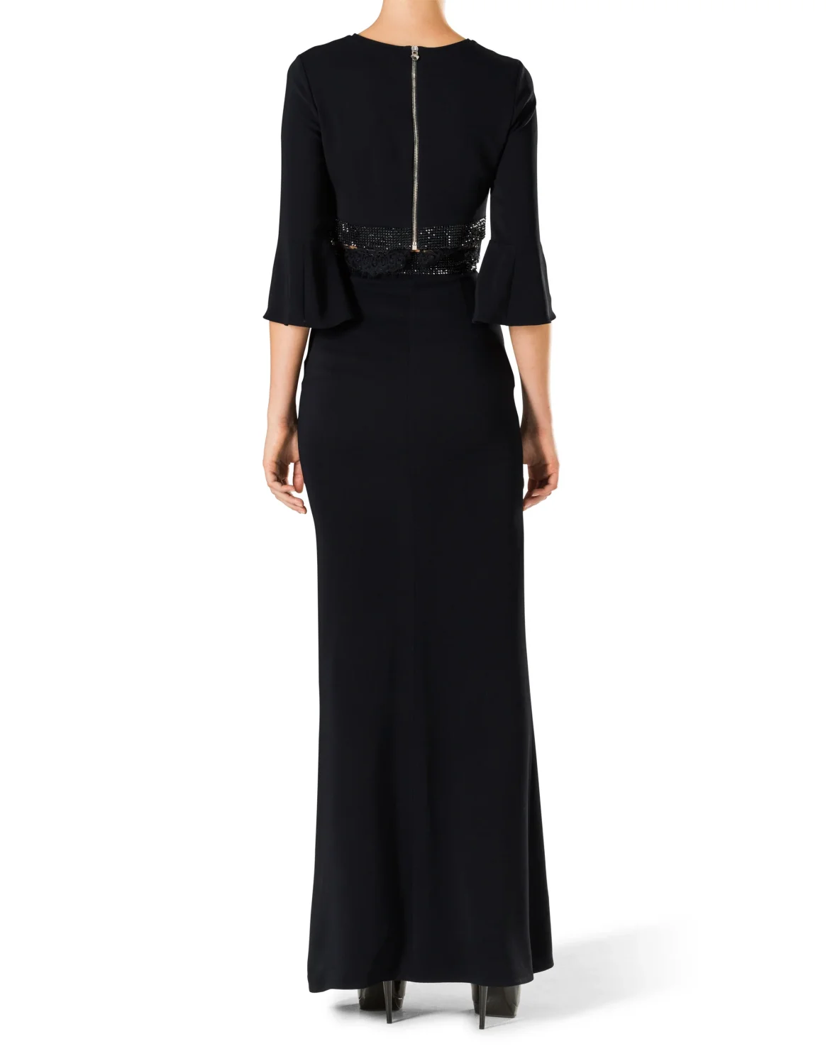 Long Dress "Cause you don't think", цвет: Черный