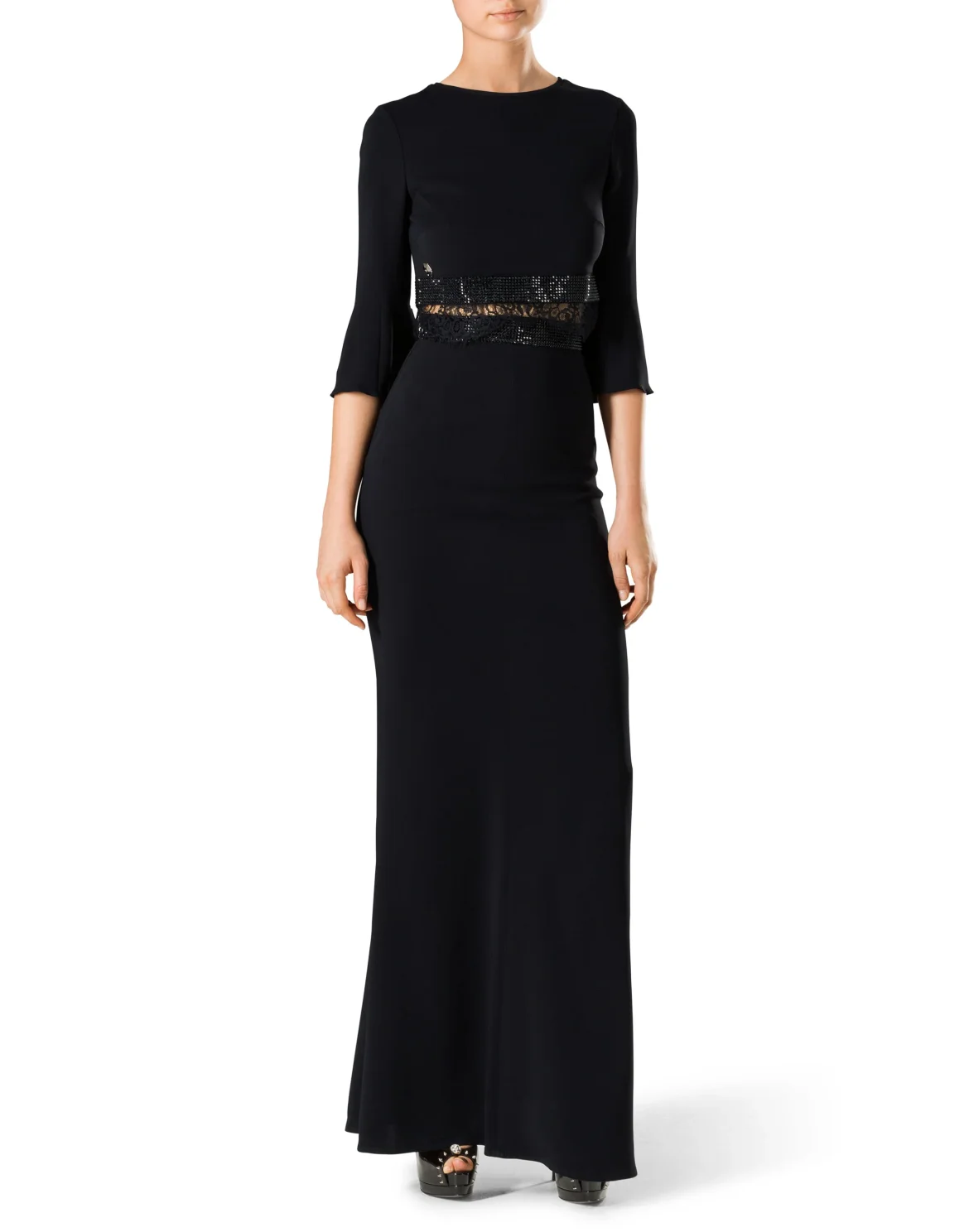 Long Dress "Cause you don't think", цвет: Черный