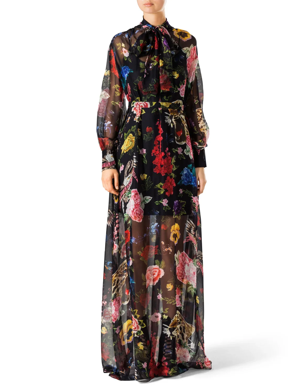 Long Dress "Denying every tear", цвет: Черный
