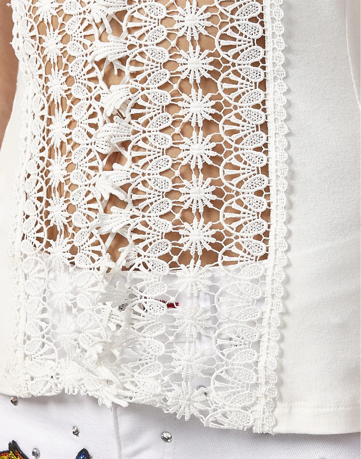 T-shirt Round Neck SS "Come On Over", цвет: Белый