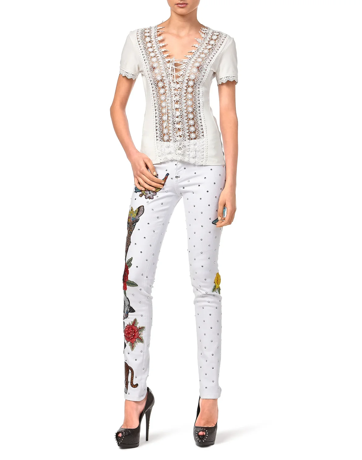 T-shirt Round Neck SS "Come On Over", цвет: Белый