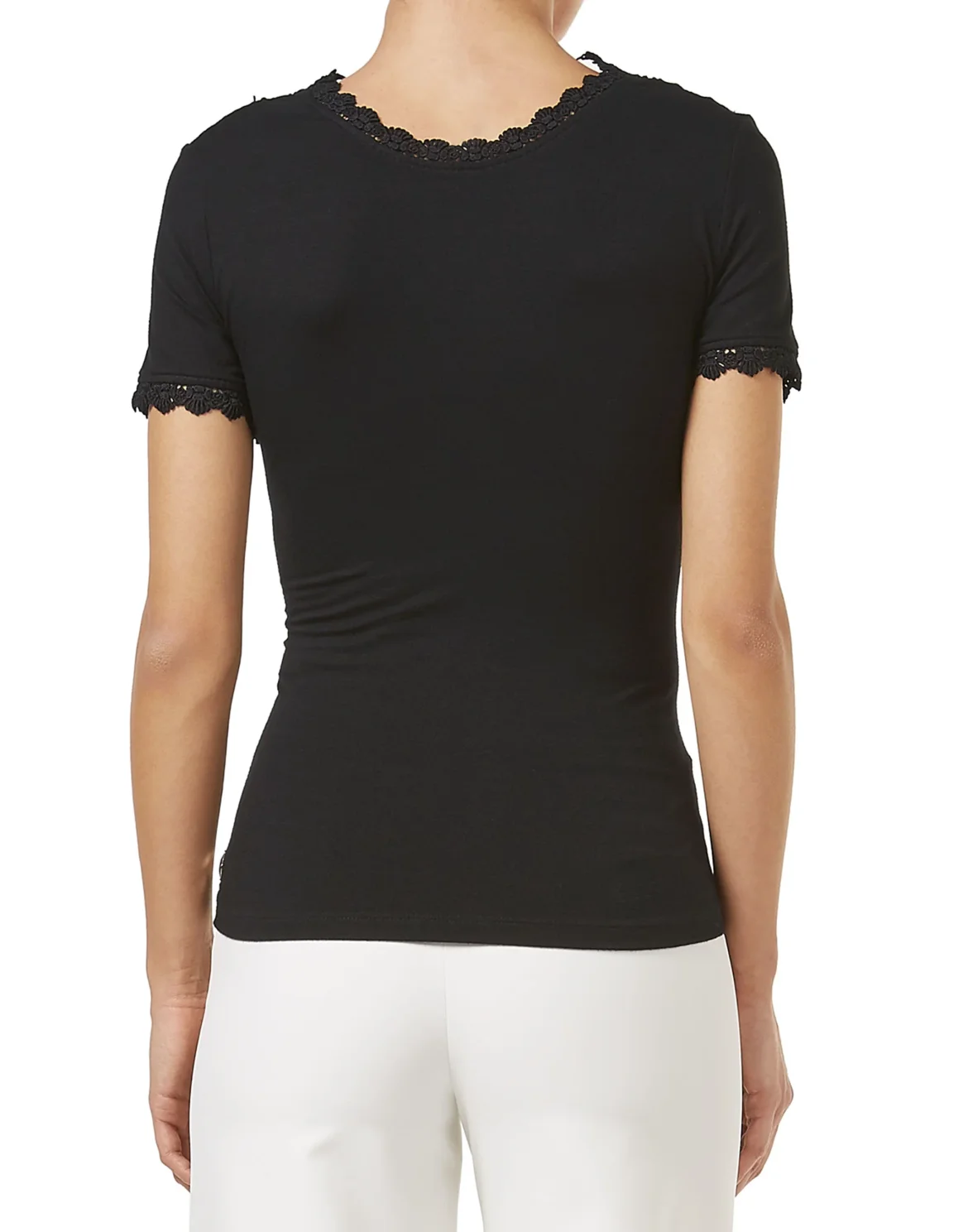 T-shirt Round Neck SS "Come On Over", цвет: Черный