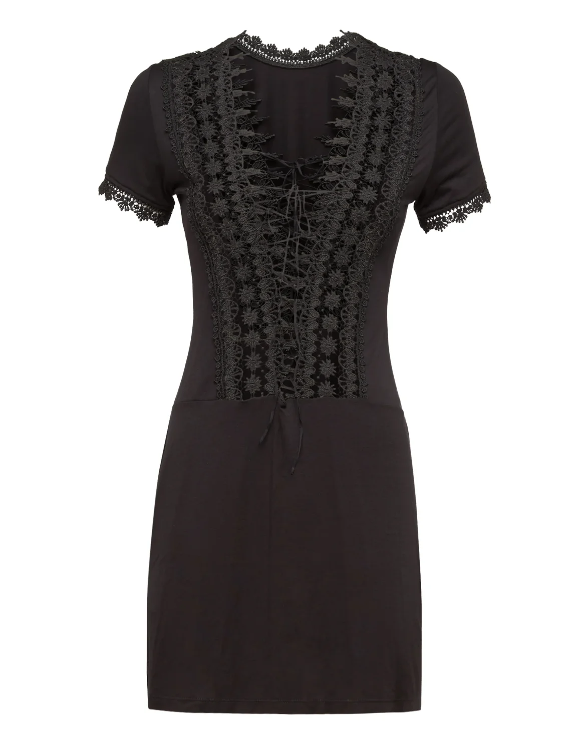 T-Shirt Short Dresses "Dirty", цвет: Черный