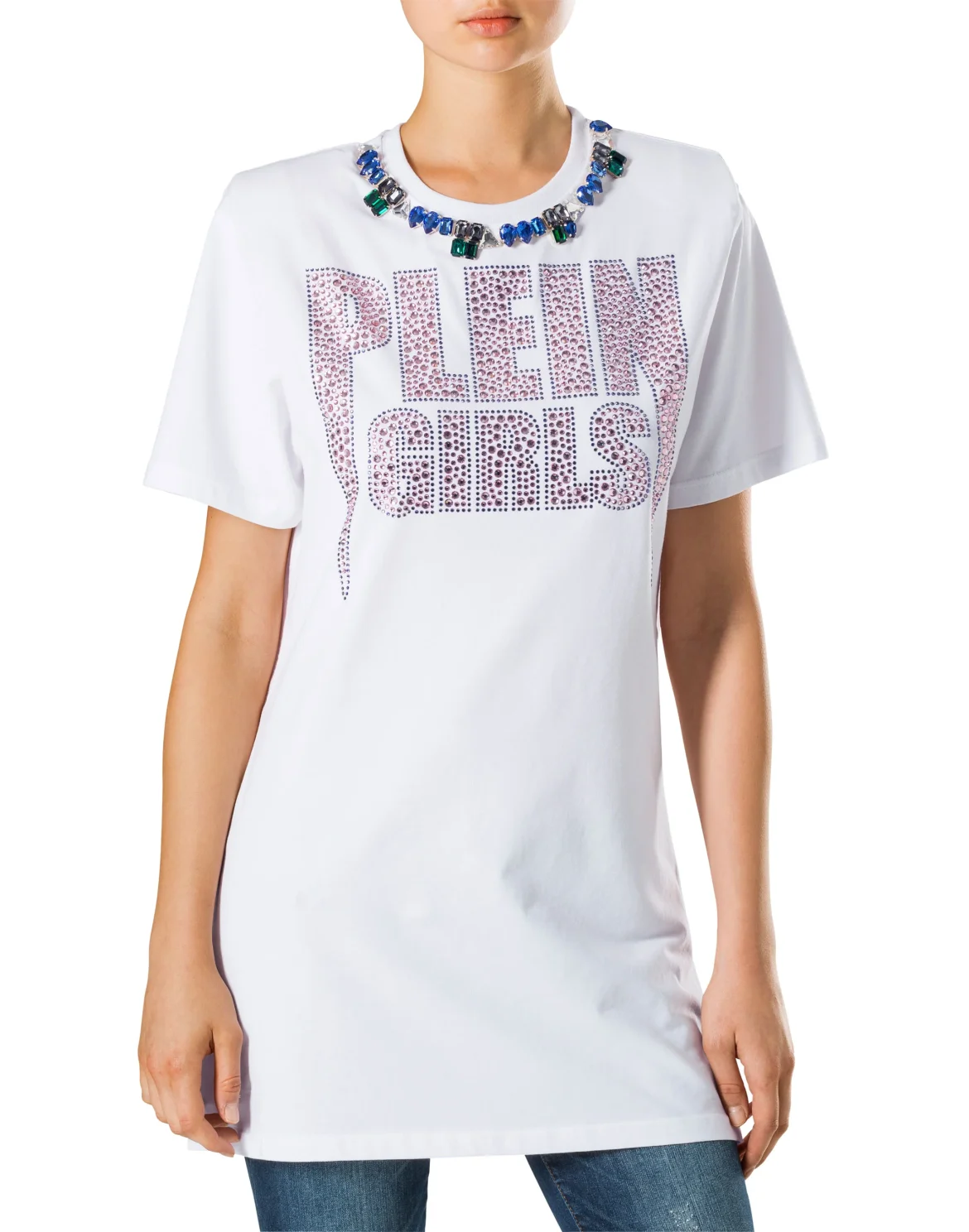 T-shirt Round Neck SS "Blue Almond", цвет: Белый