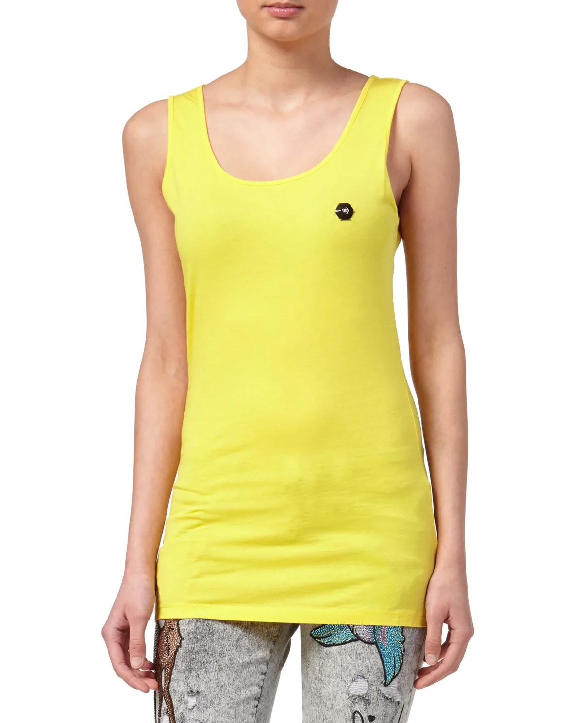 Tank top Basic one, цвет: Желтый