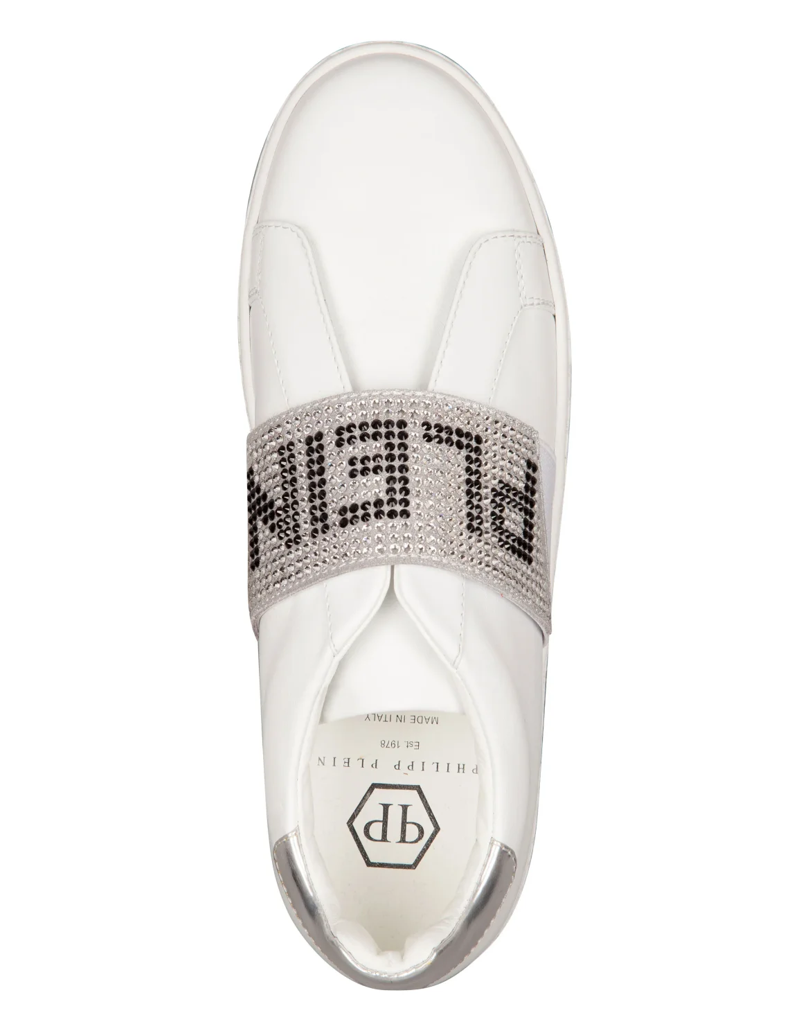 Slip On "Put on our music", цвет: Белый
