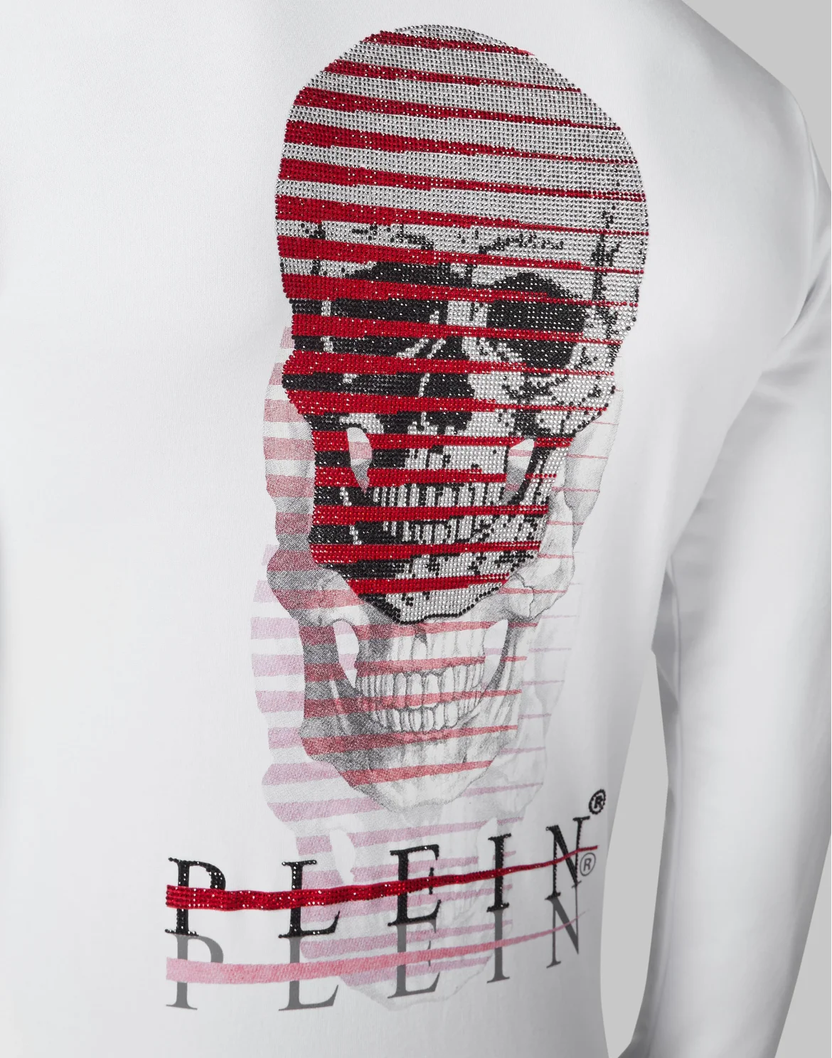 Hoodie Sweatjacket Skull, цвет: Белый