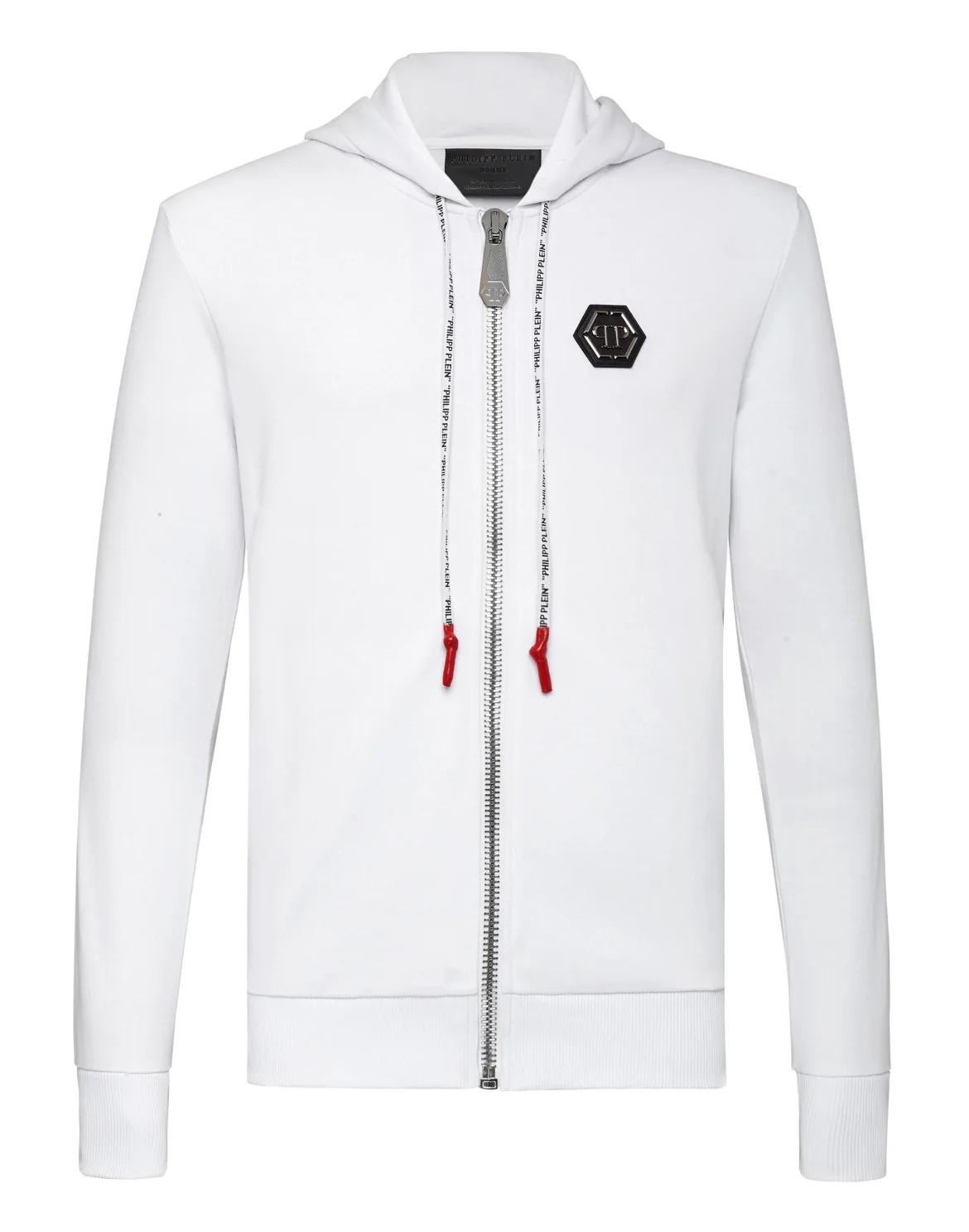 Hoodie Sweatjacket Skull, цвет: Белый