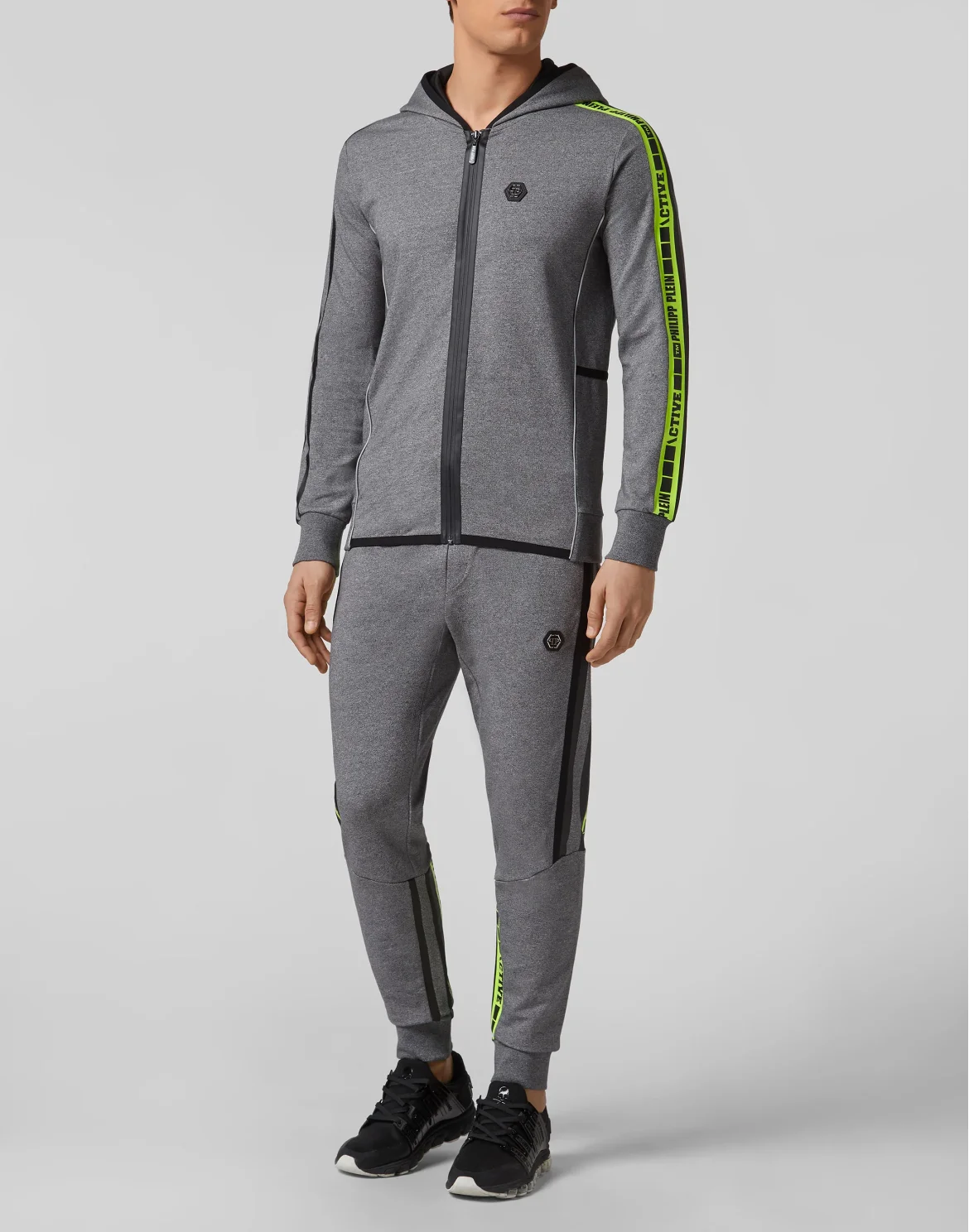 Hoodie Sweatjacket Philipp Plein TM, цвет: Серый