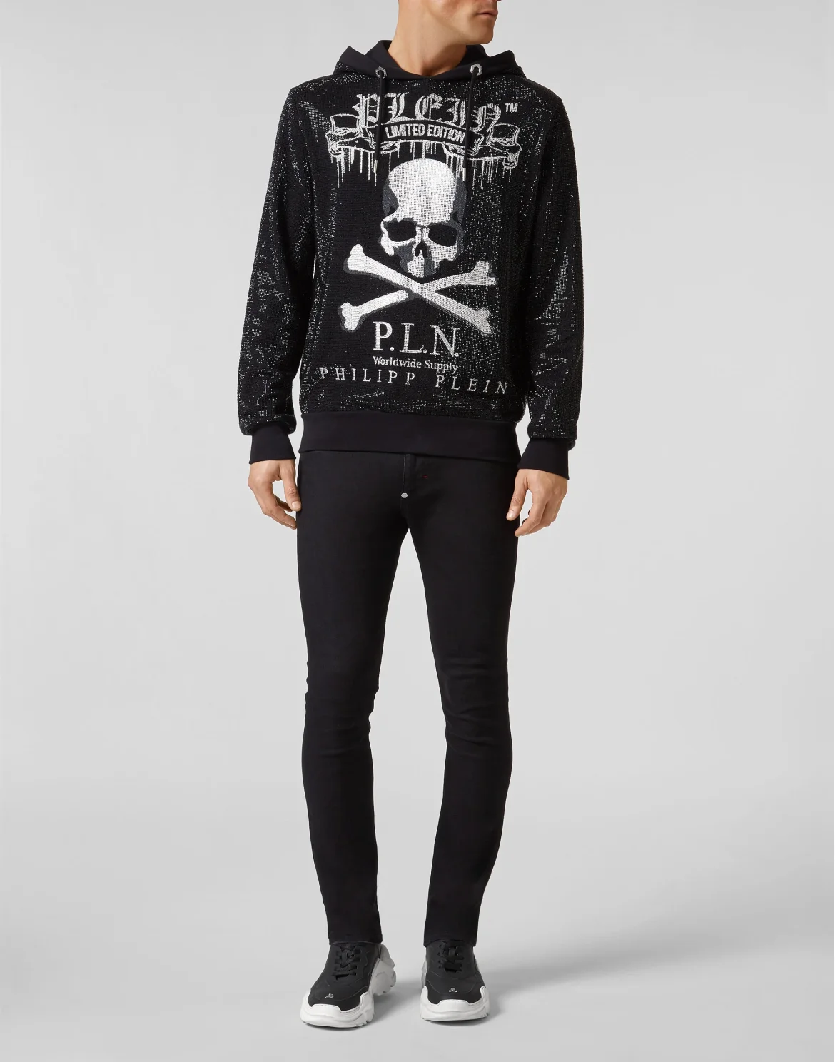 Hoodie sweatshirt Skull, цвет: Черный