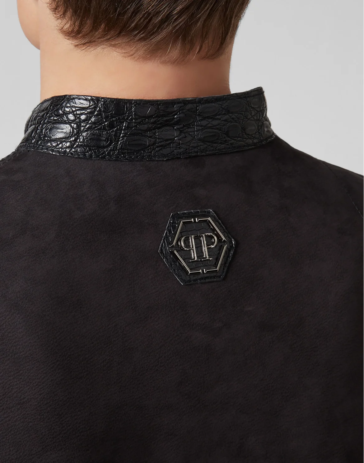 Leather Moto Jacket Luxury, цвет: Черный