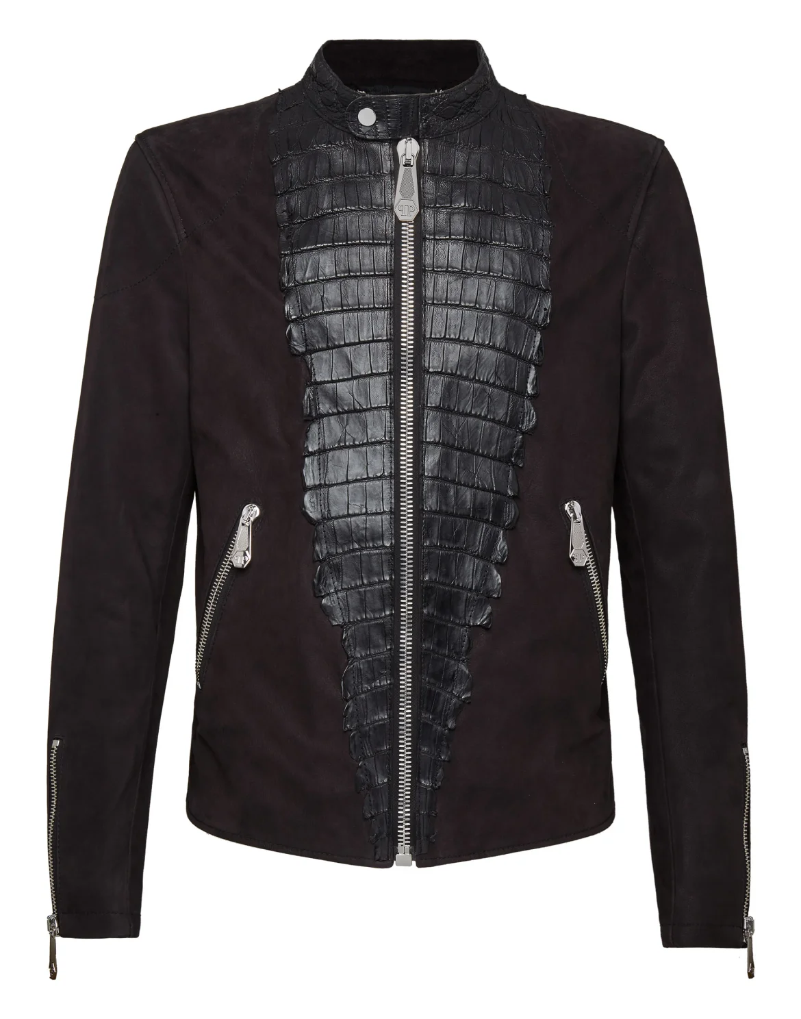 Leather Moto Jacket Luxury, цвет: Черный