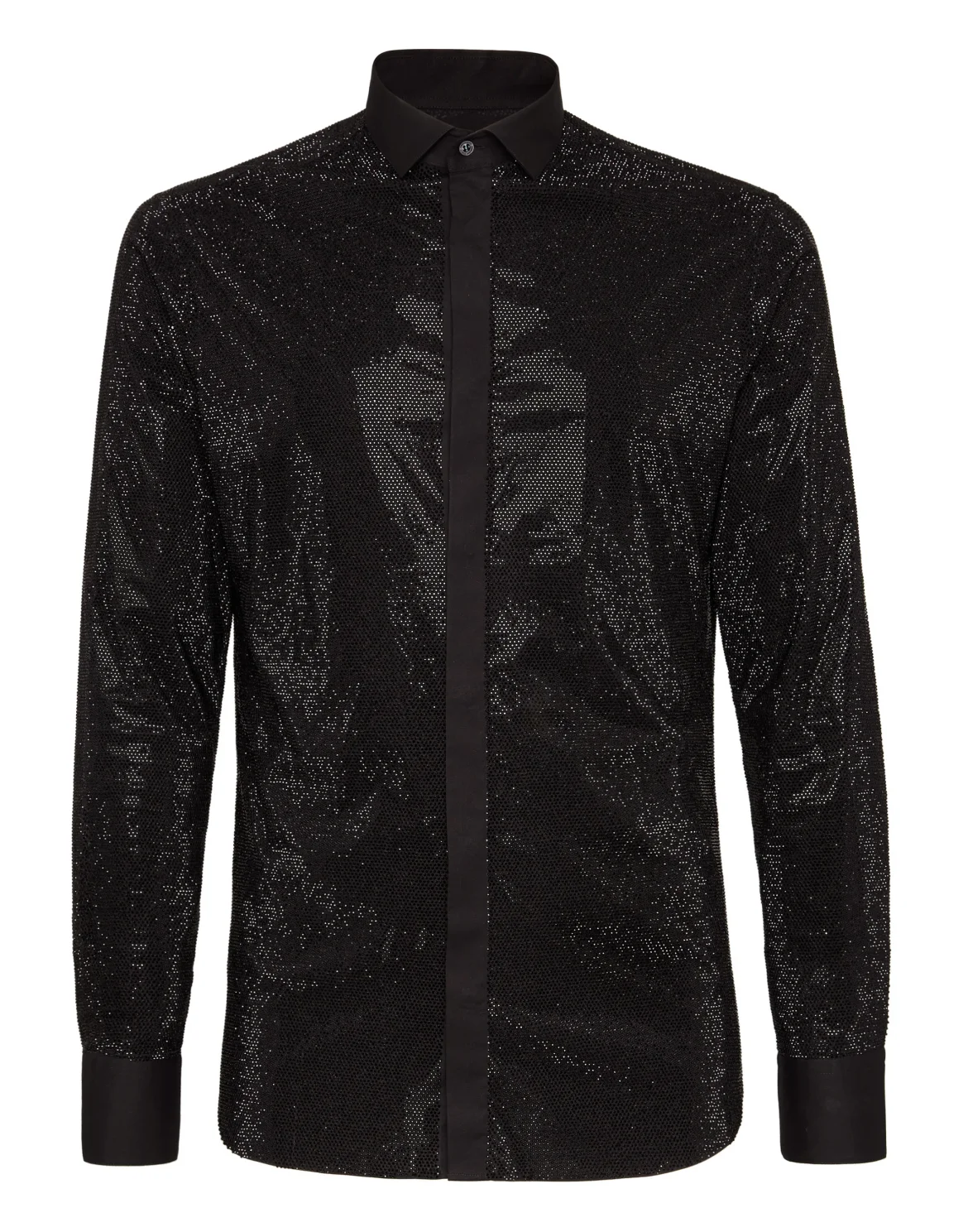 Shirt Platinum Cut SS Crystal, цвет: Черный