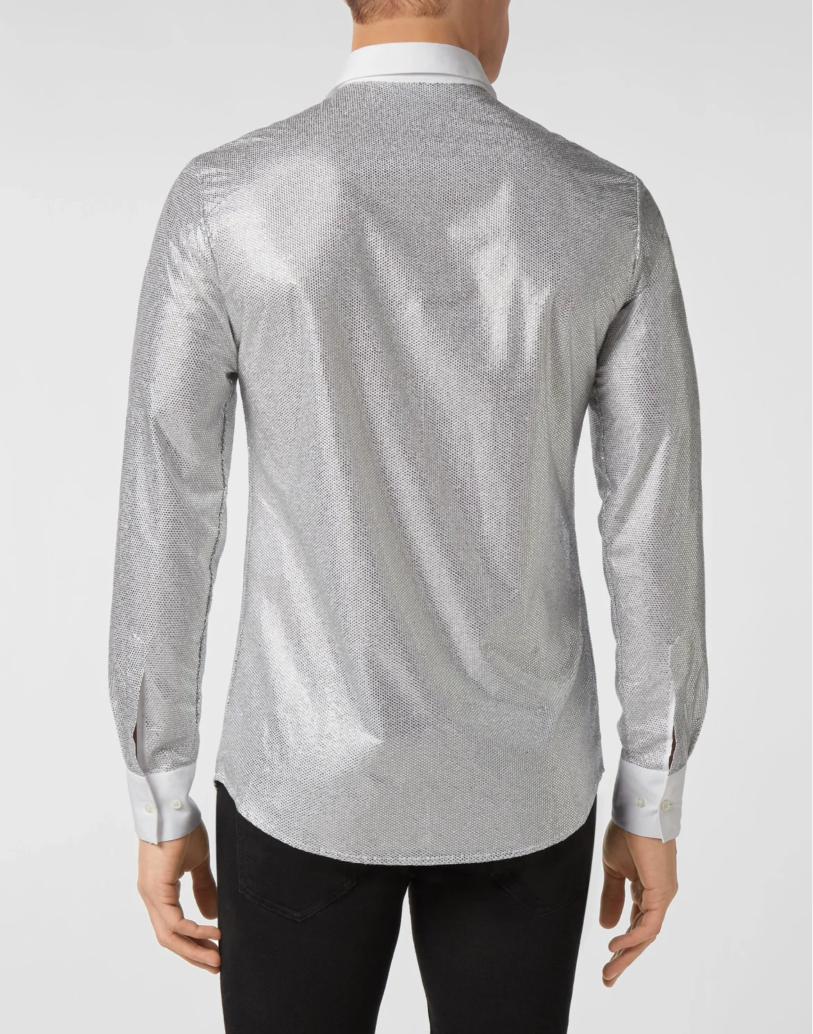 Shirt Platinum Cut SS Crystal, цвет: Серебристый