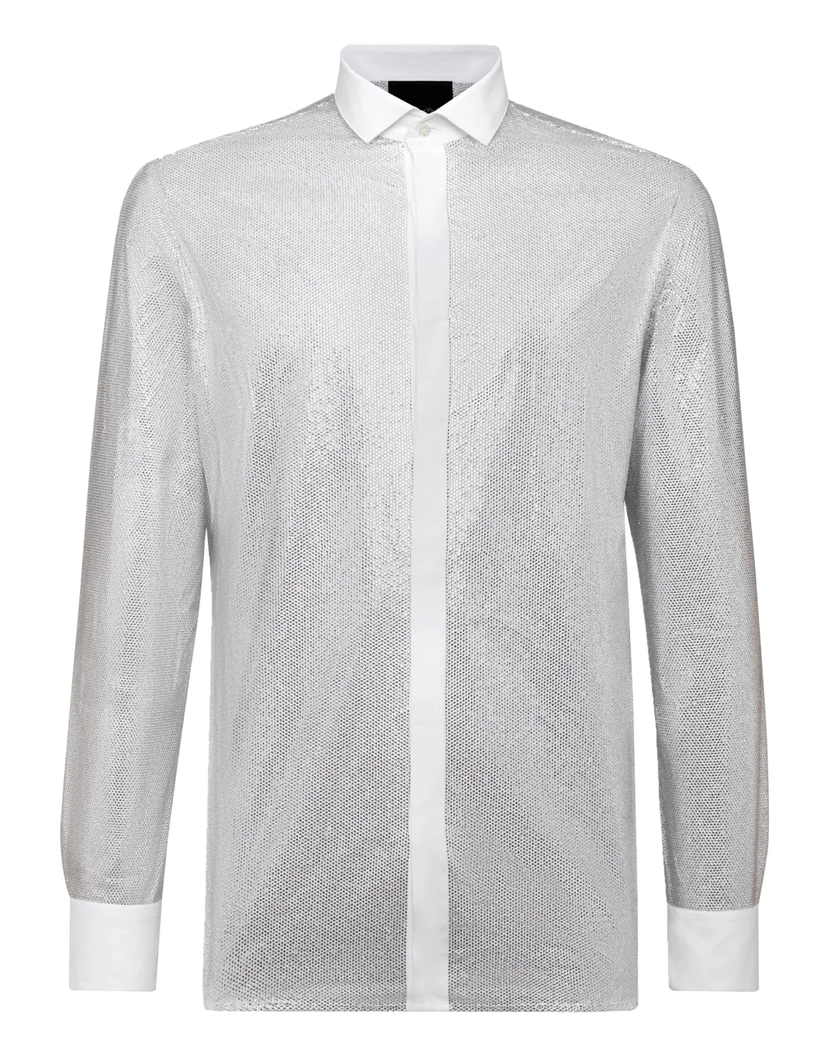 Shirt Platinum Cut SS Crystal, цвет: Серебристый