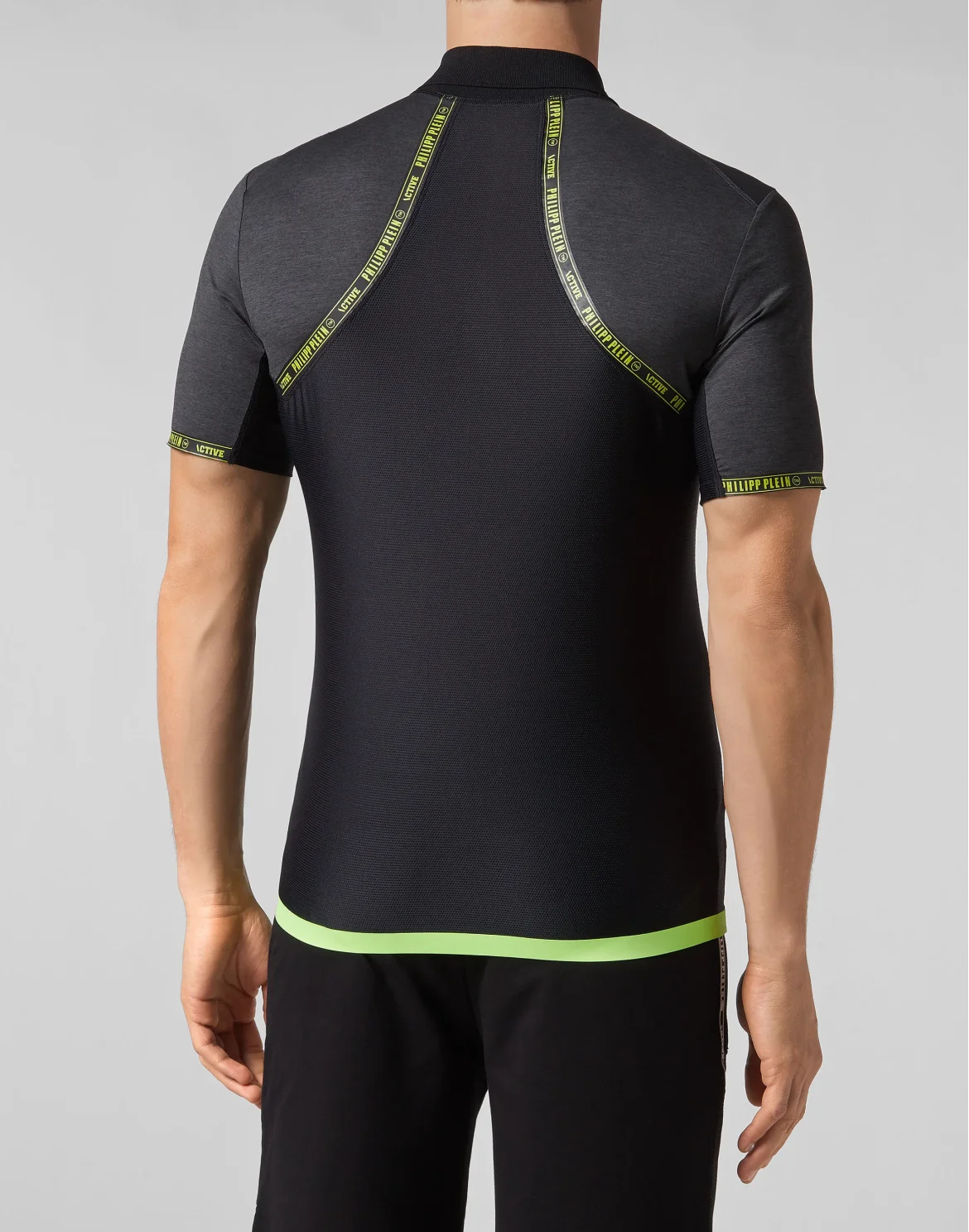 Slim Fit Polo shirt SS Philipp Plein TM, цвет: Серый