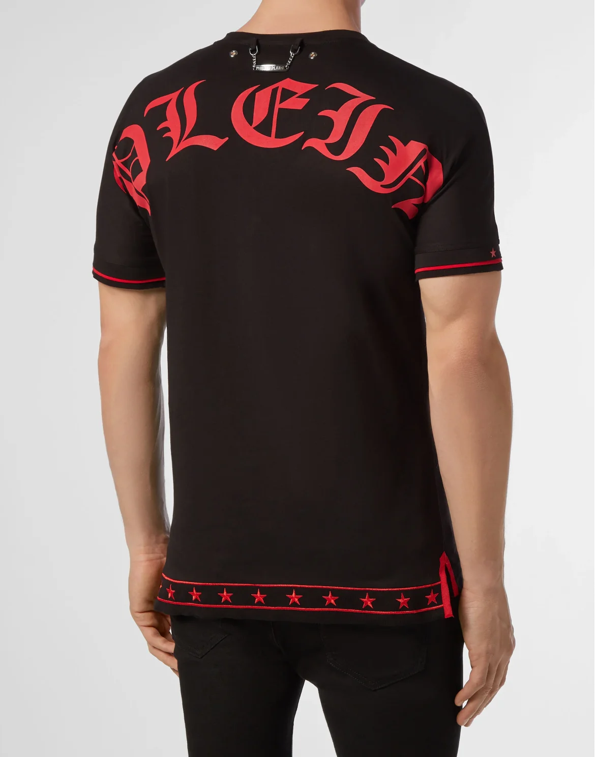 T-shirt Platinum Cut V-Neck Gothic Plein, цвет: Черный