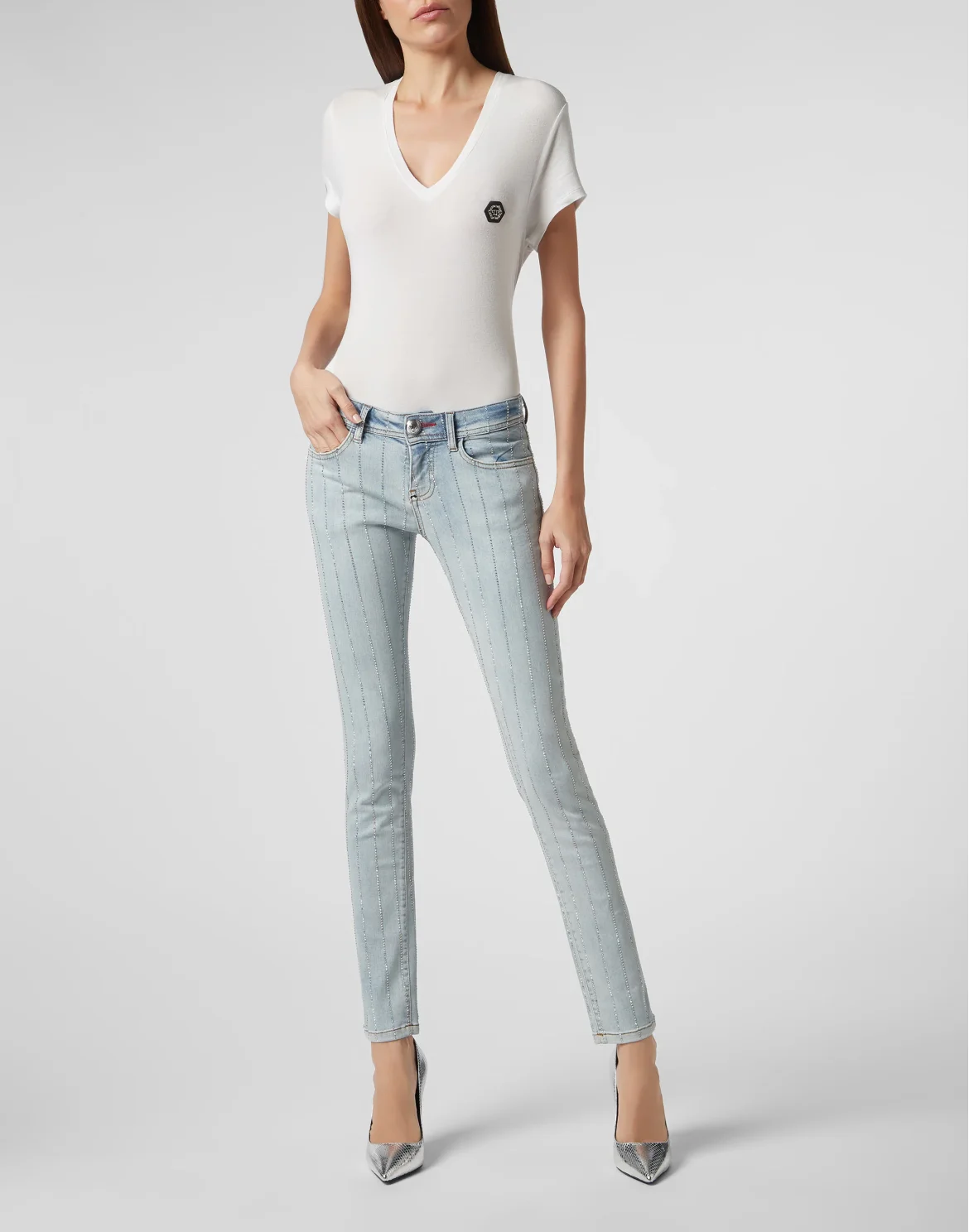 Slim Fit Crystal, цвет: Голубой