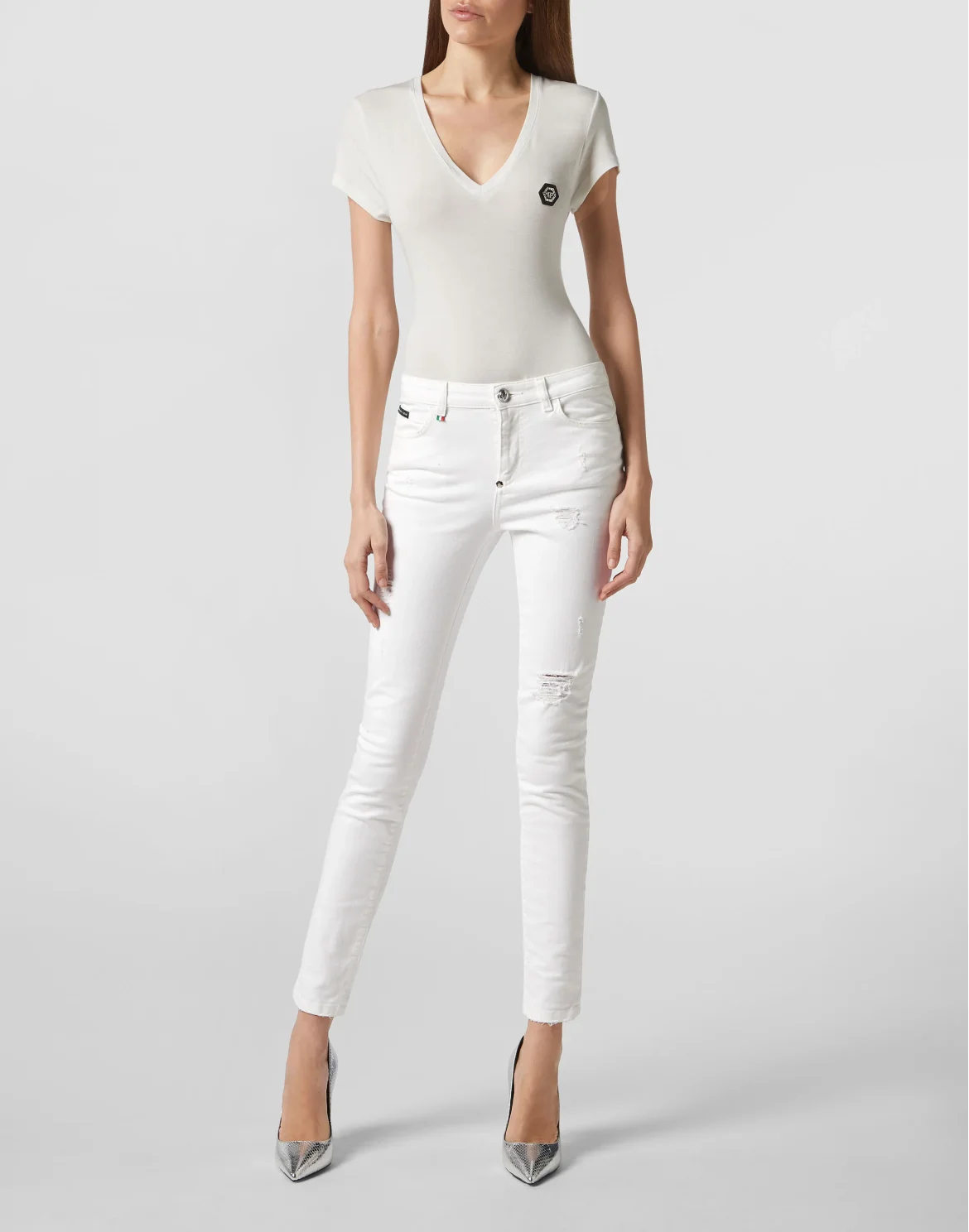 Slim Fit Statement, цвет: Белый