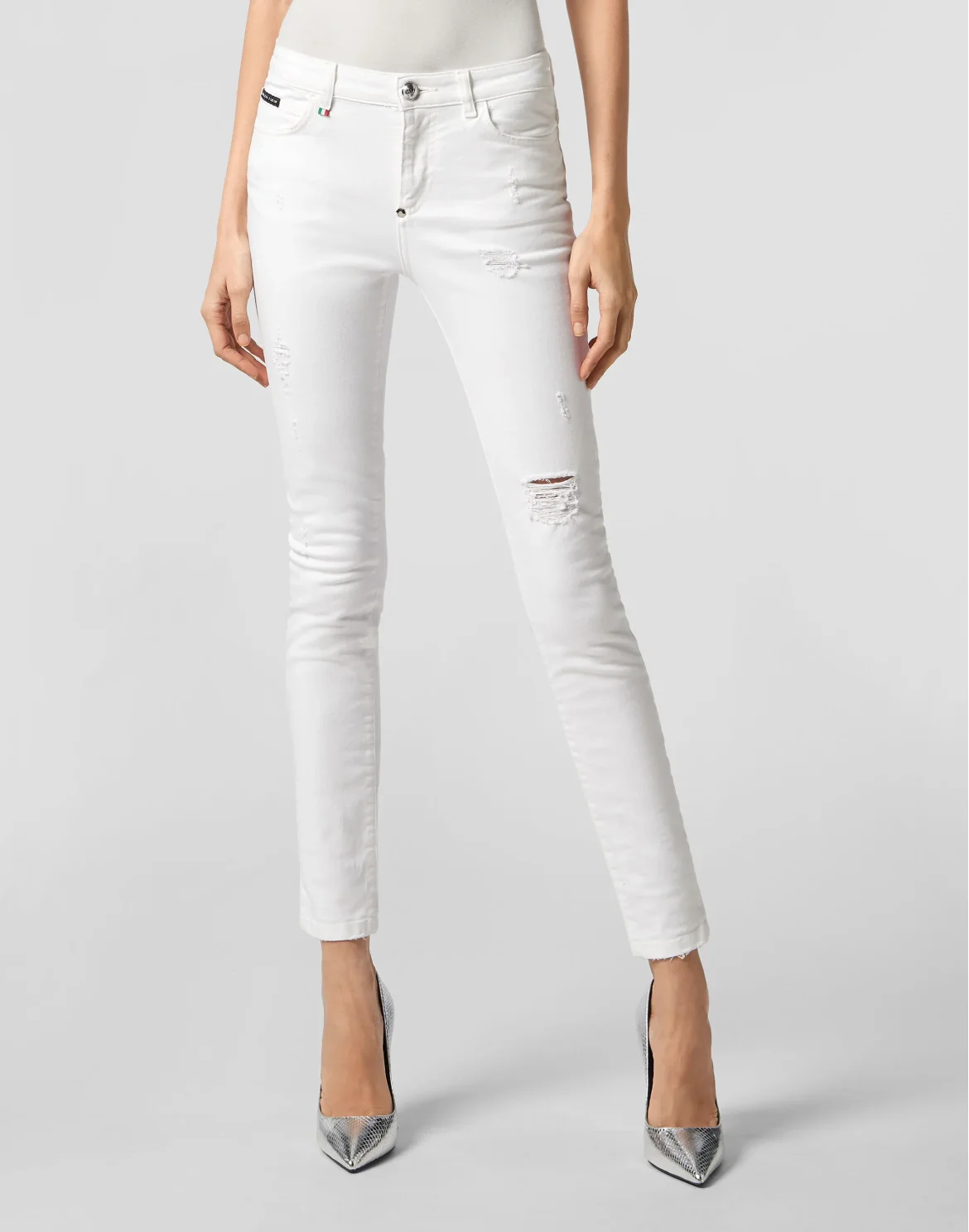 Slim Fit Statement, цвет: Белый