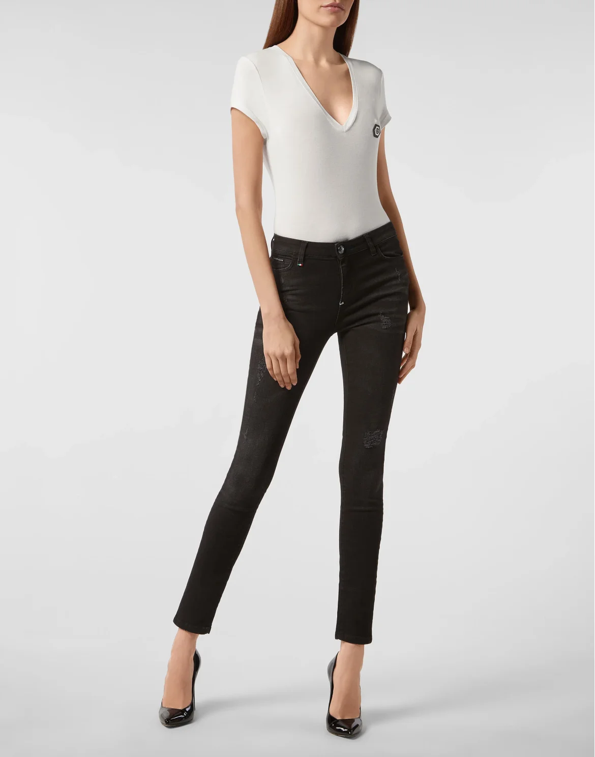 Slim Fit Statement, цвет: Черный