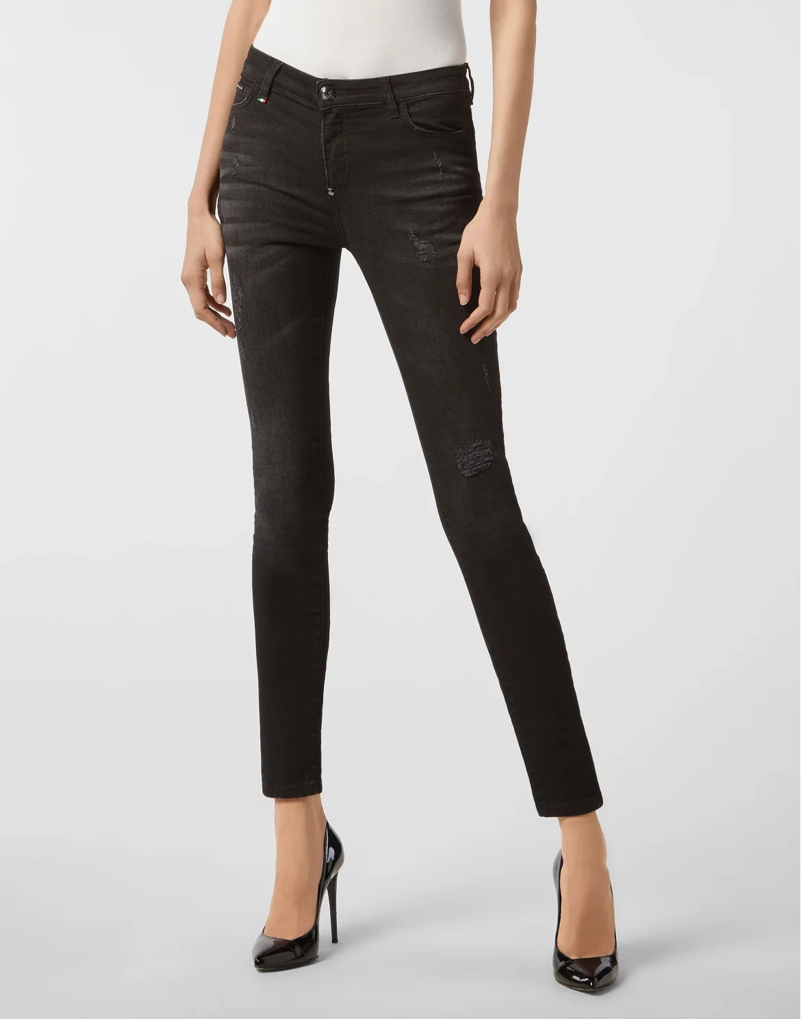 Slim Fit Statement, цвет: Черный