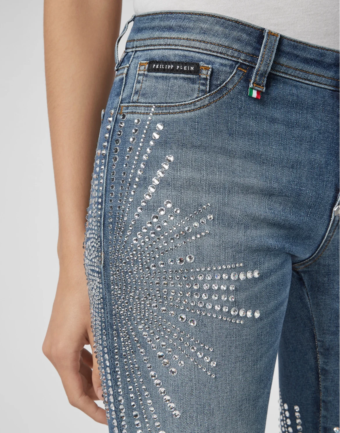 Jeggins Crystal, цвет: Синий