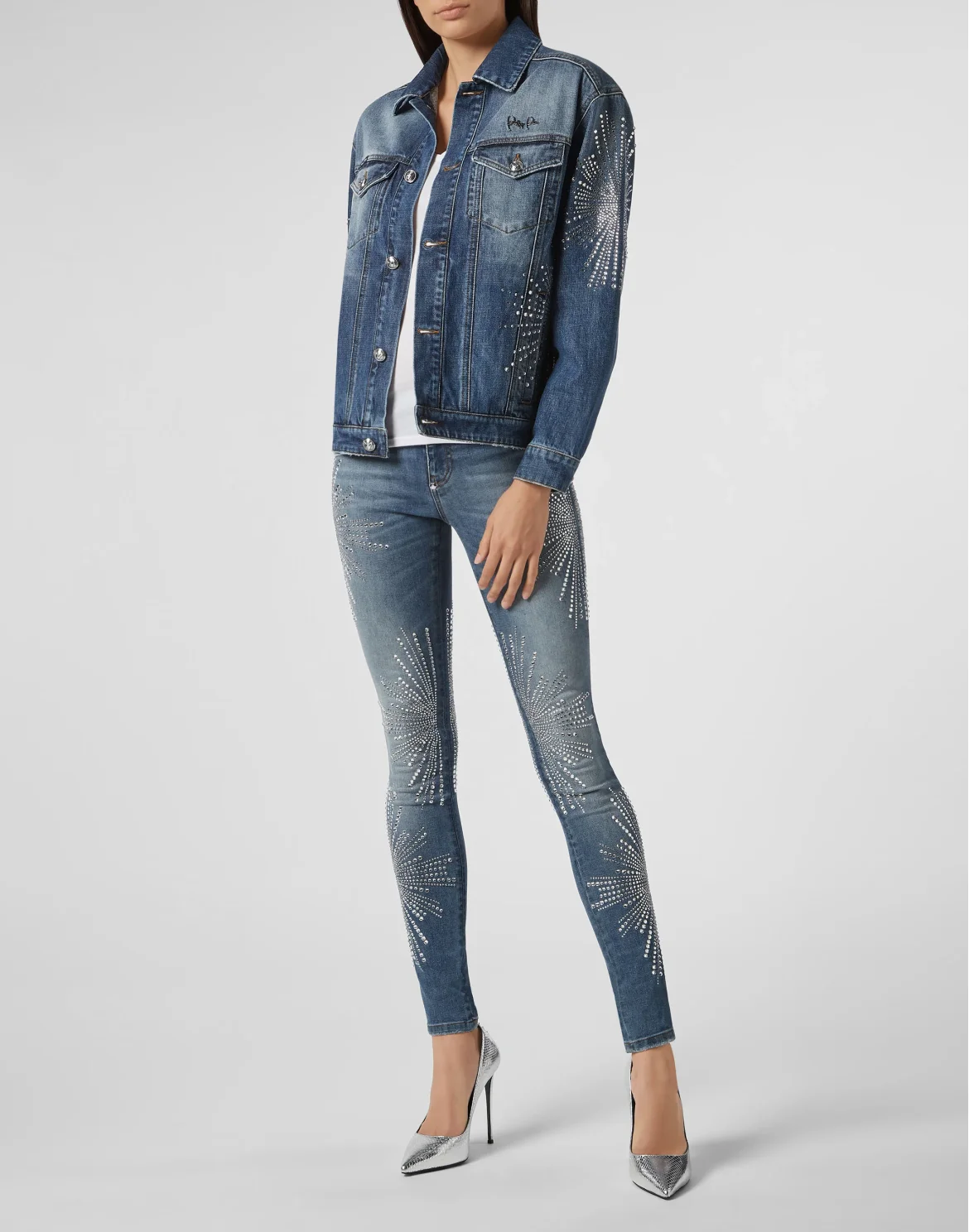 Jeggins Crystal, цвет: Синий